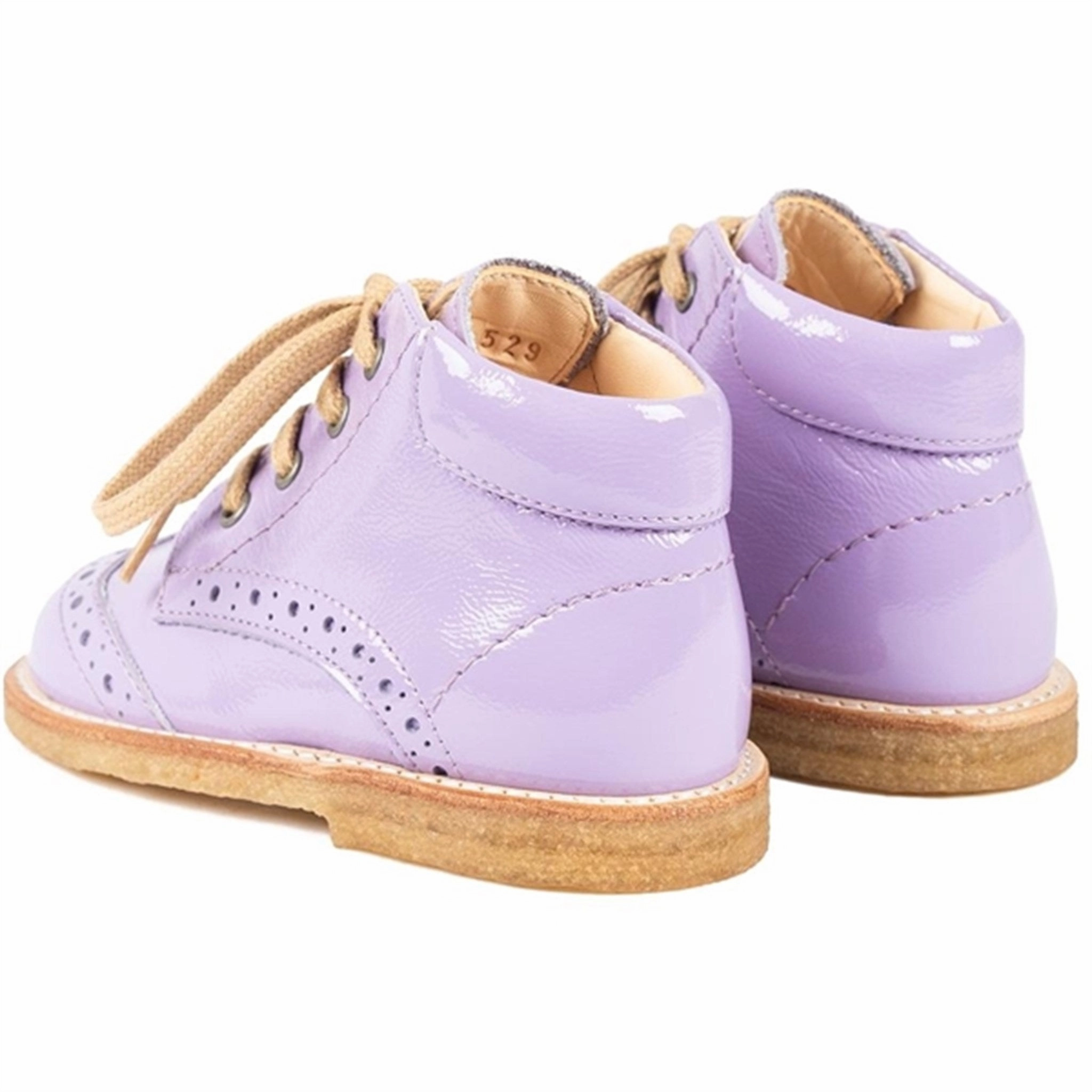 Angulus Shoe With Laces Lilac Slip-On Style