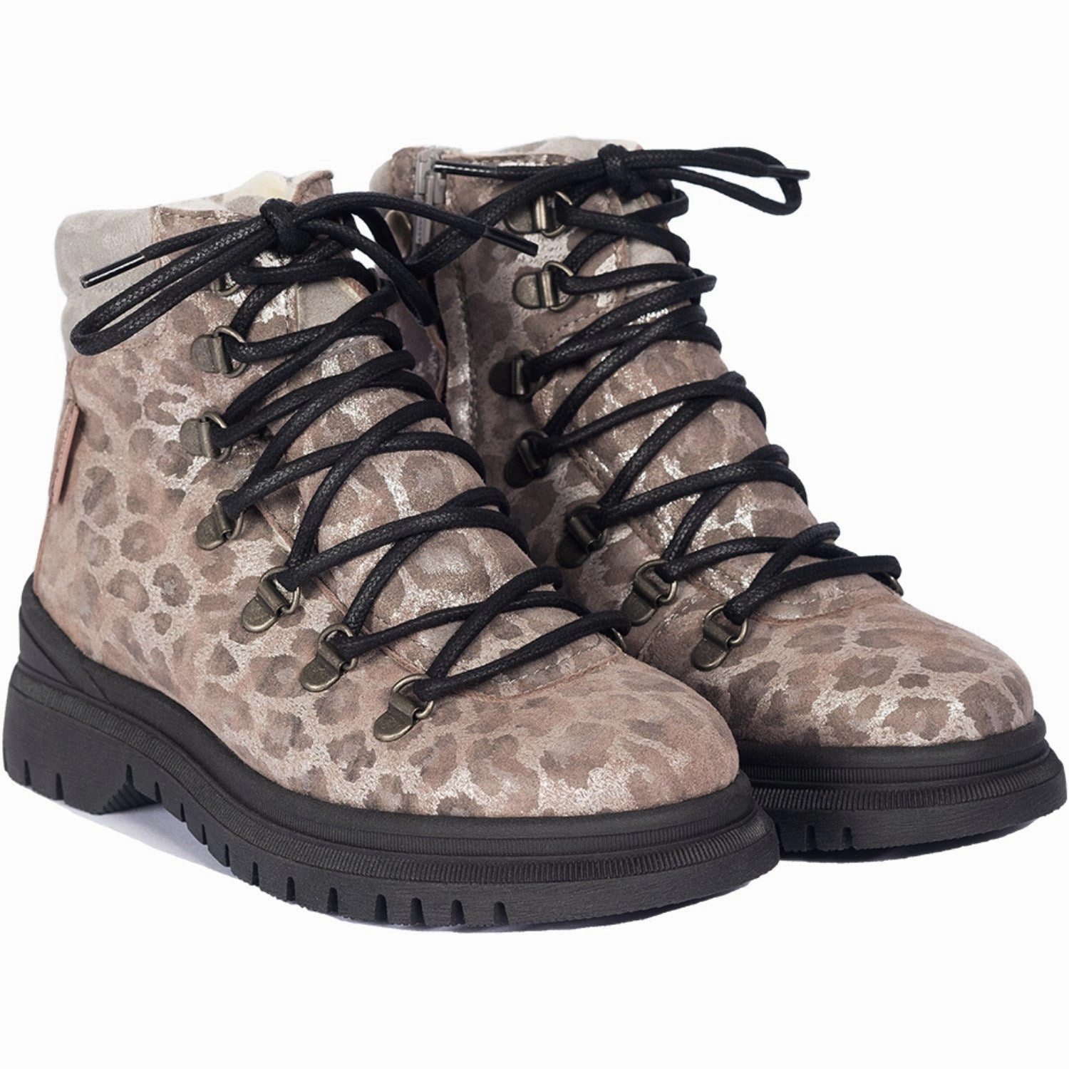 Angulus Silver Leo/Gray Tex Lace-up Boot with Wool Lining Country Soul Wide Range