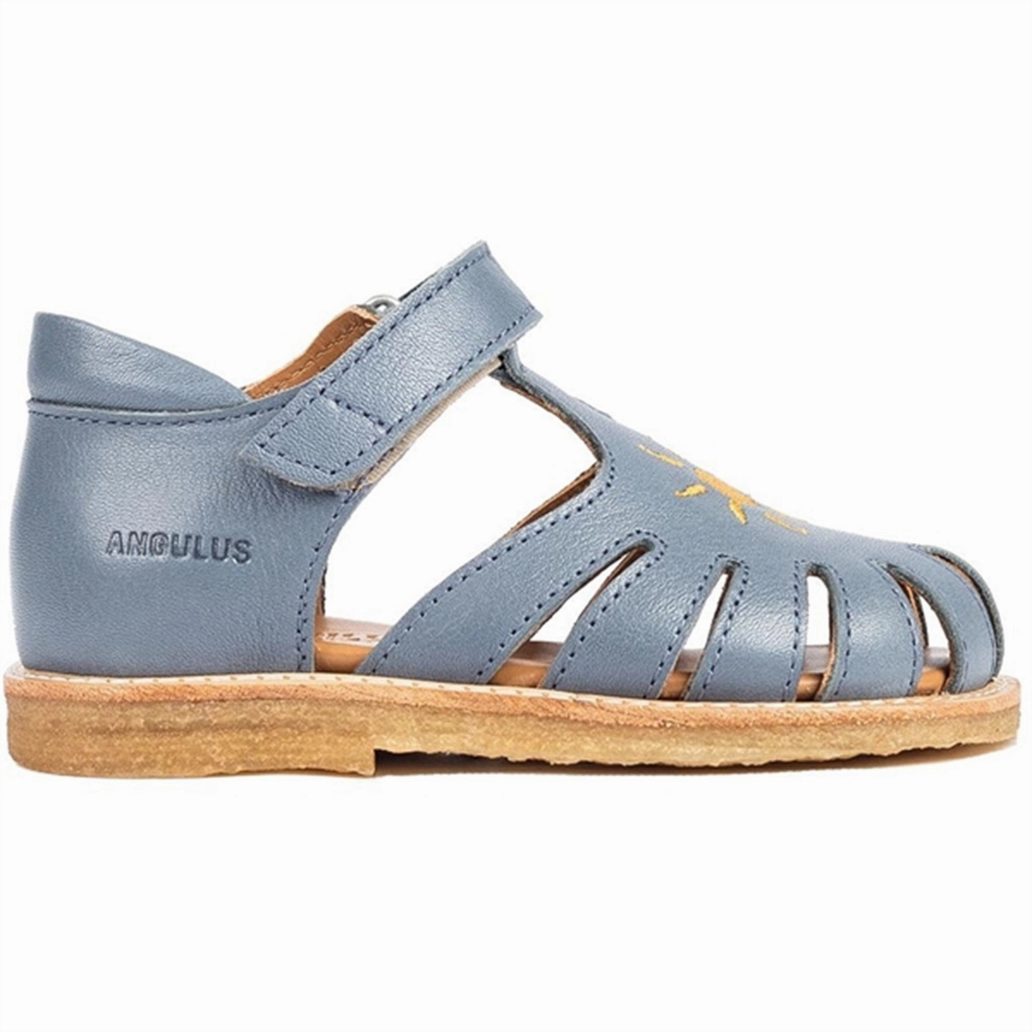 Angulus Starter Sandals Blue Fog Flexible Motion Sandal Upgrades