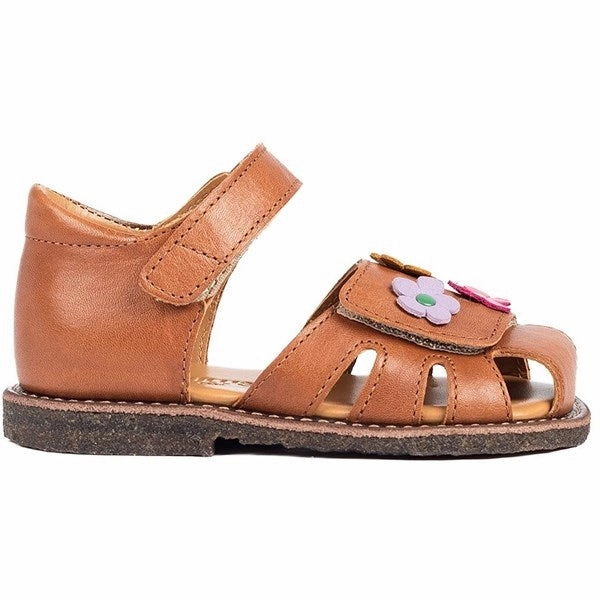 Angulus Starter Sandals Cognac Night Fun Green Fresh