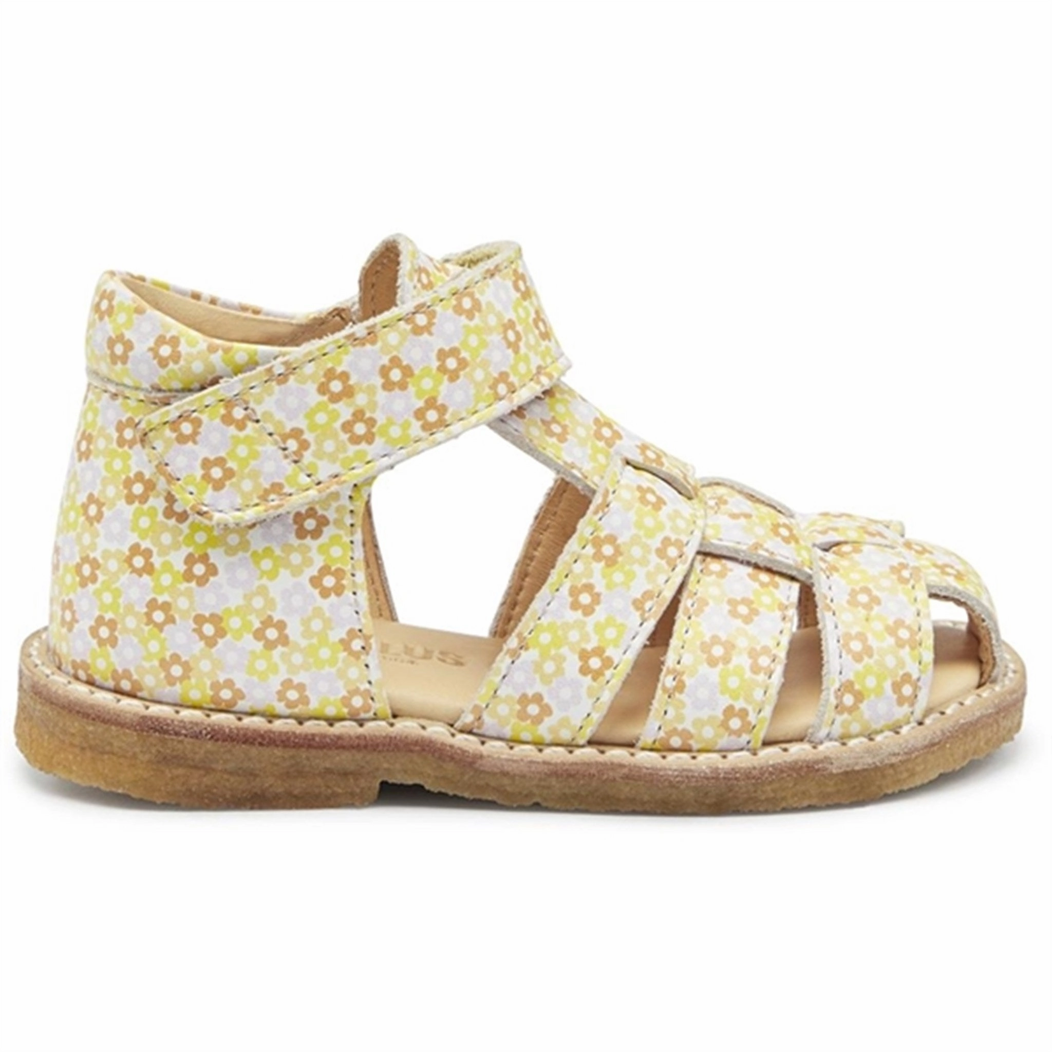 pool Angulus Starter Sandals Yellow Flower Print