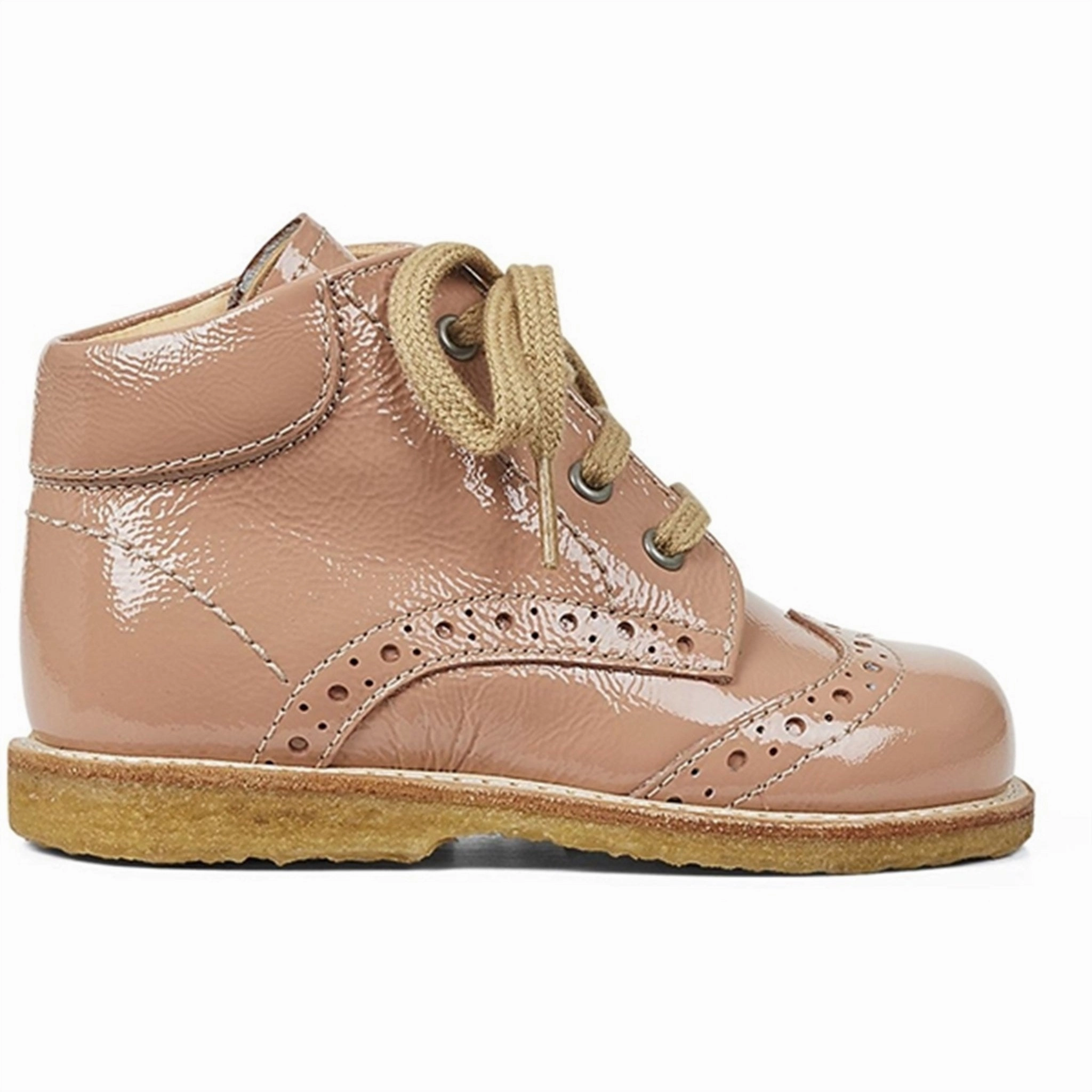 Easy Wear Angulus Starter Shoe W. Laces Dark Peach