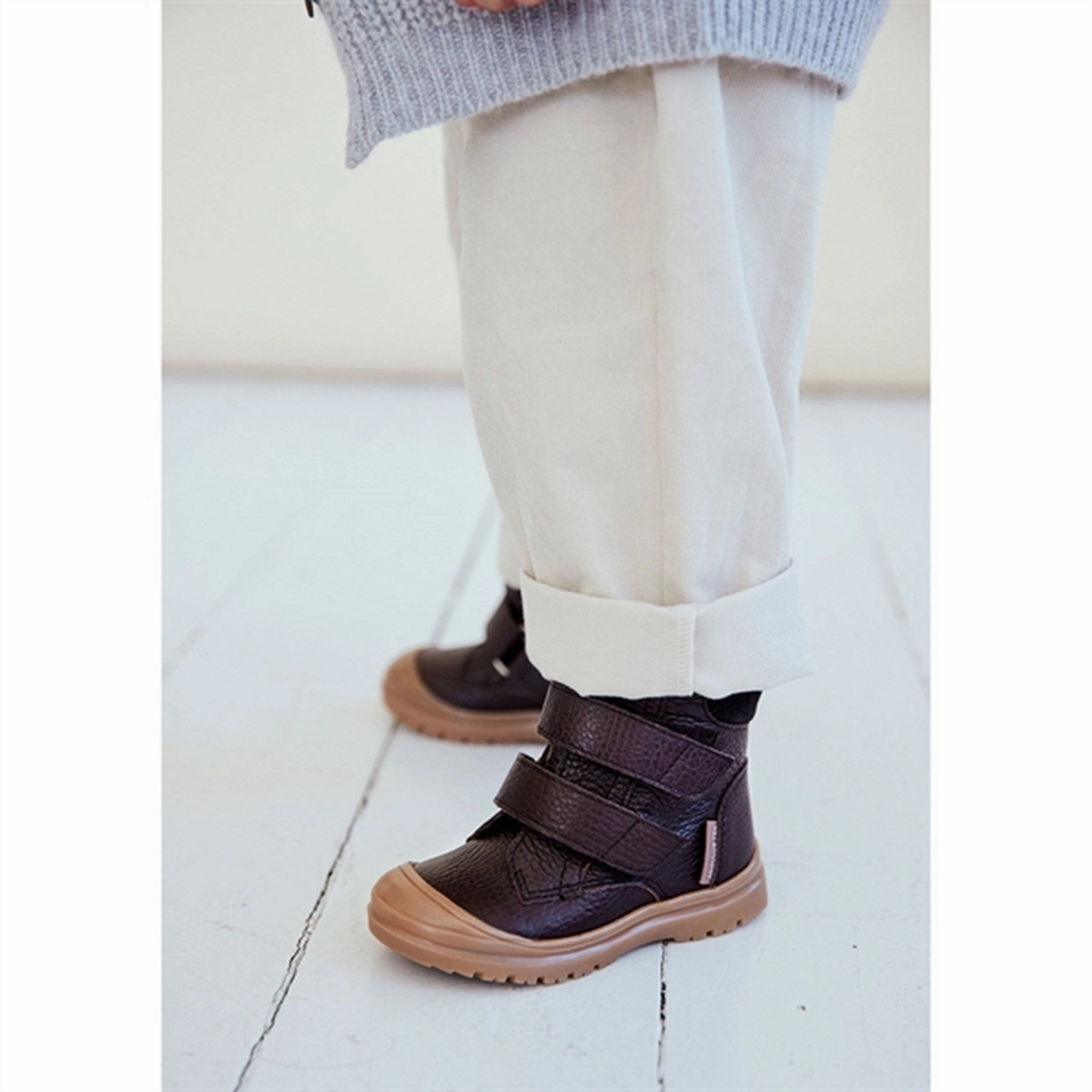 Angulus Starter Tex Boots With Velcro Dark Brown/Dark Brown Extreme Cold