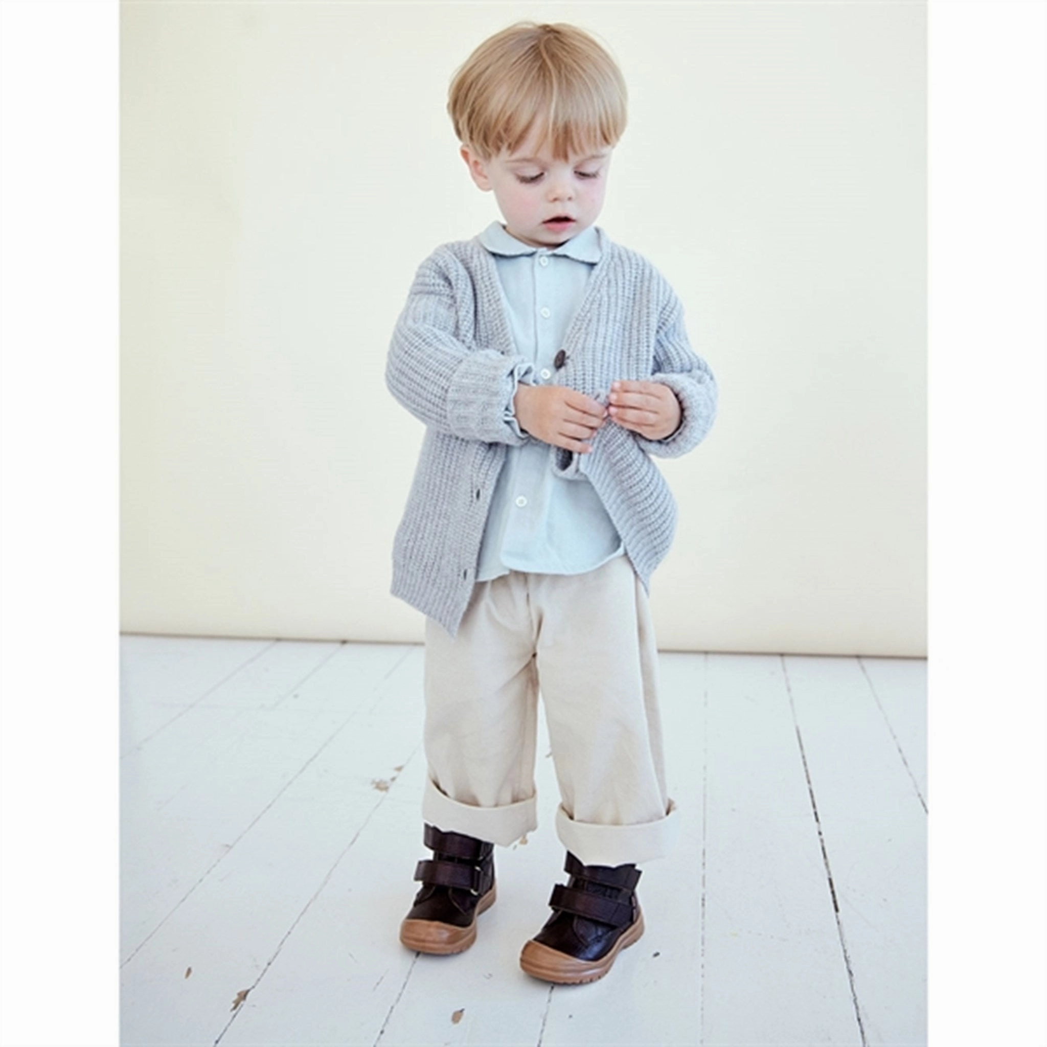 Quick Move Angulus Starter Tex Boots With Velcro Dark Brown/Dark Brown