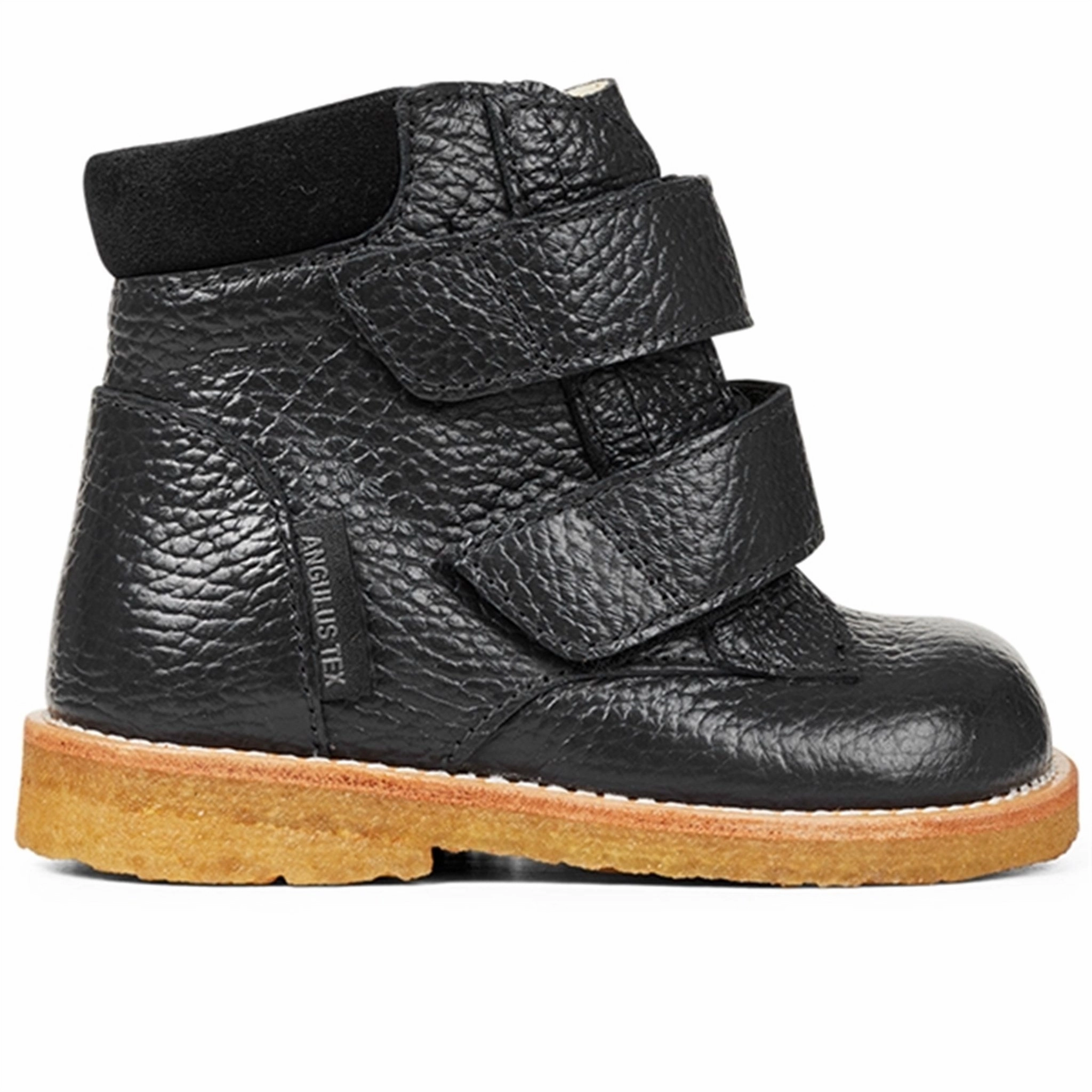 Angulus Starter Tex boots With Velcro Navy/Navy Non Marking Sole Outback Proof