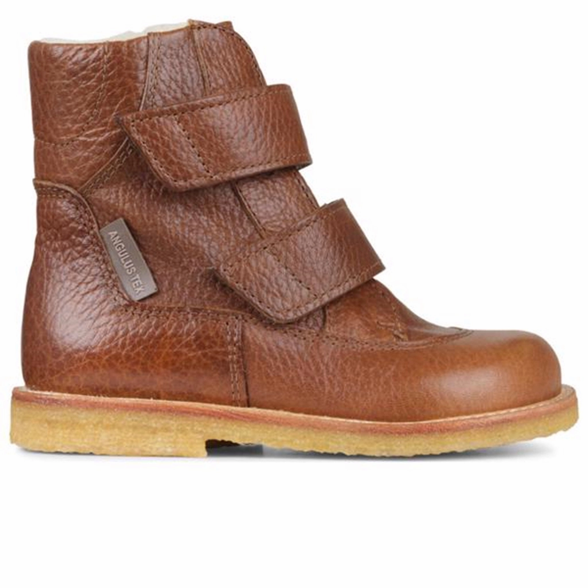 Angulus Tex Boots w. Velcro Cognac Urban Utility