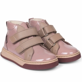 Mud Resistant Daily Walks Wear resistant Angulus Tex Boots w Velcro Old Rose/Make-up