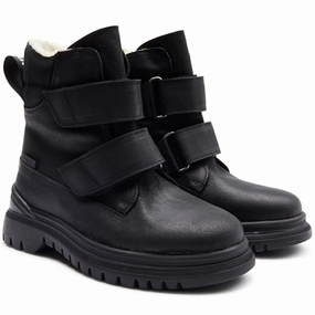 Angulus Tex boots With Velco Black Insulated Cold Weather Commuter