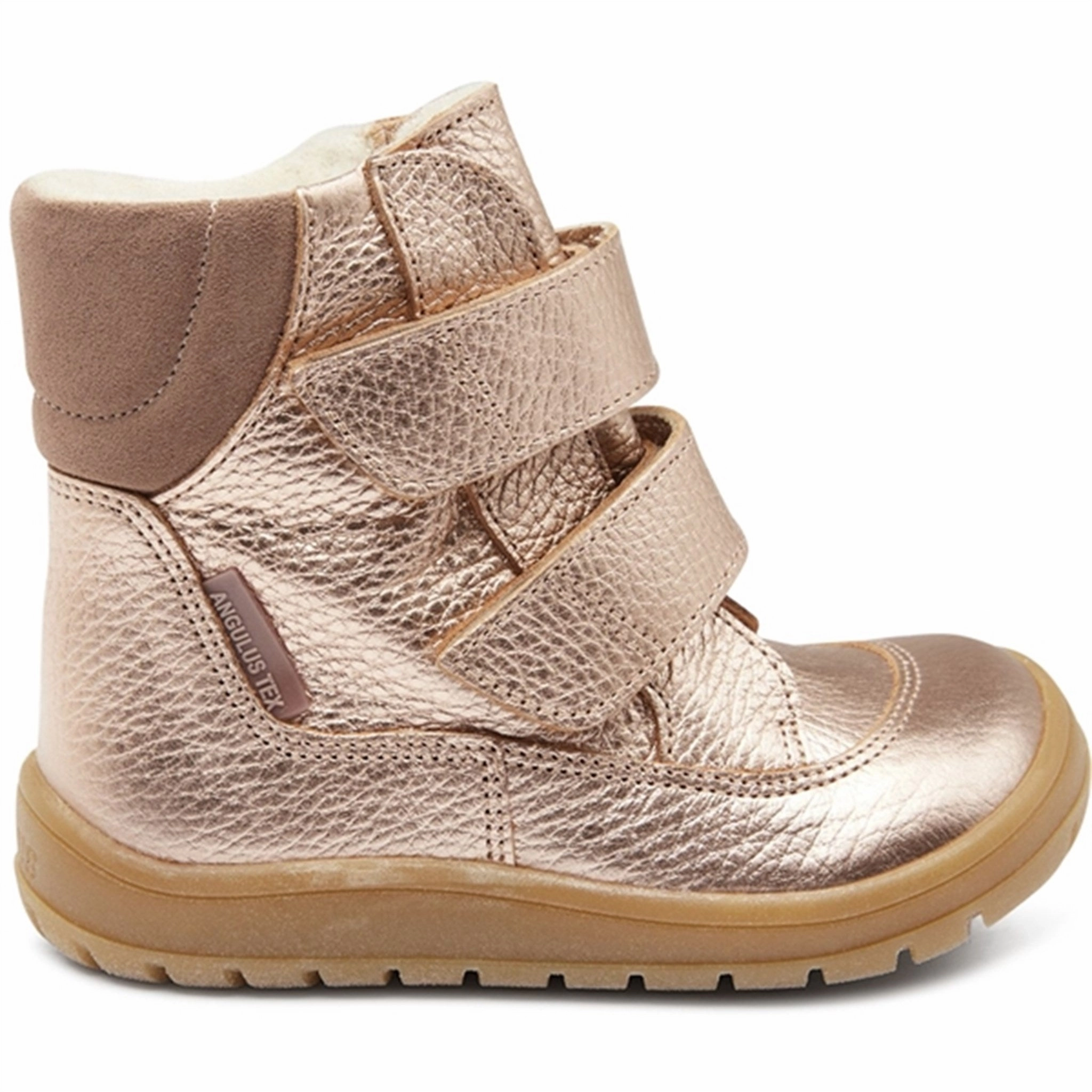 Brave Path Angulus Tex-Boots With Velcro Ligth Copper/Pale Mauve