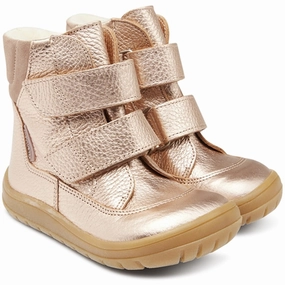 Angulus Tex-Boots With Velcro Ligth Copper/Pale Mauve day trip