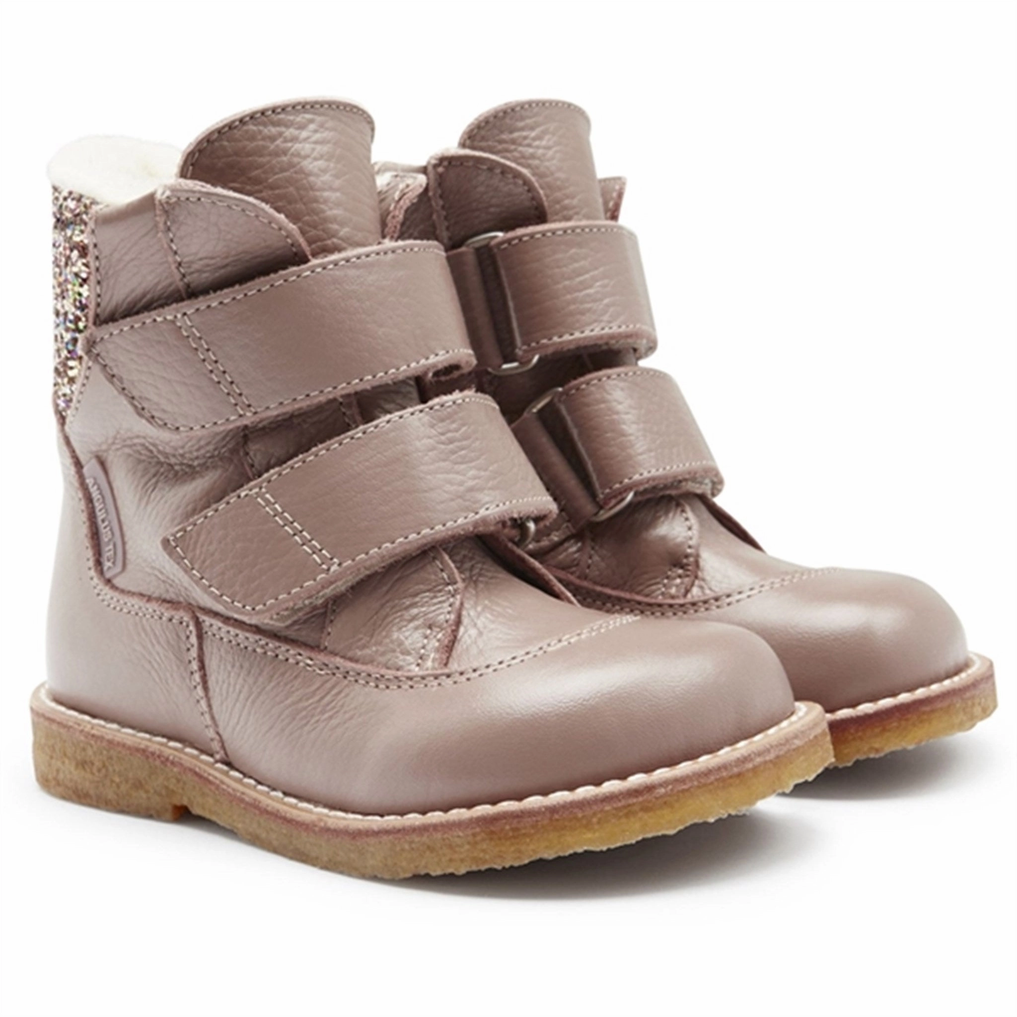 Angulus Tex-Boots With Velcro Make Up/Multi Glitter Family Fit