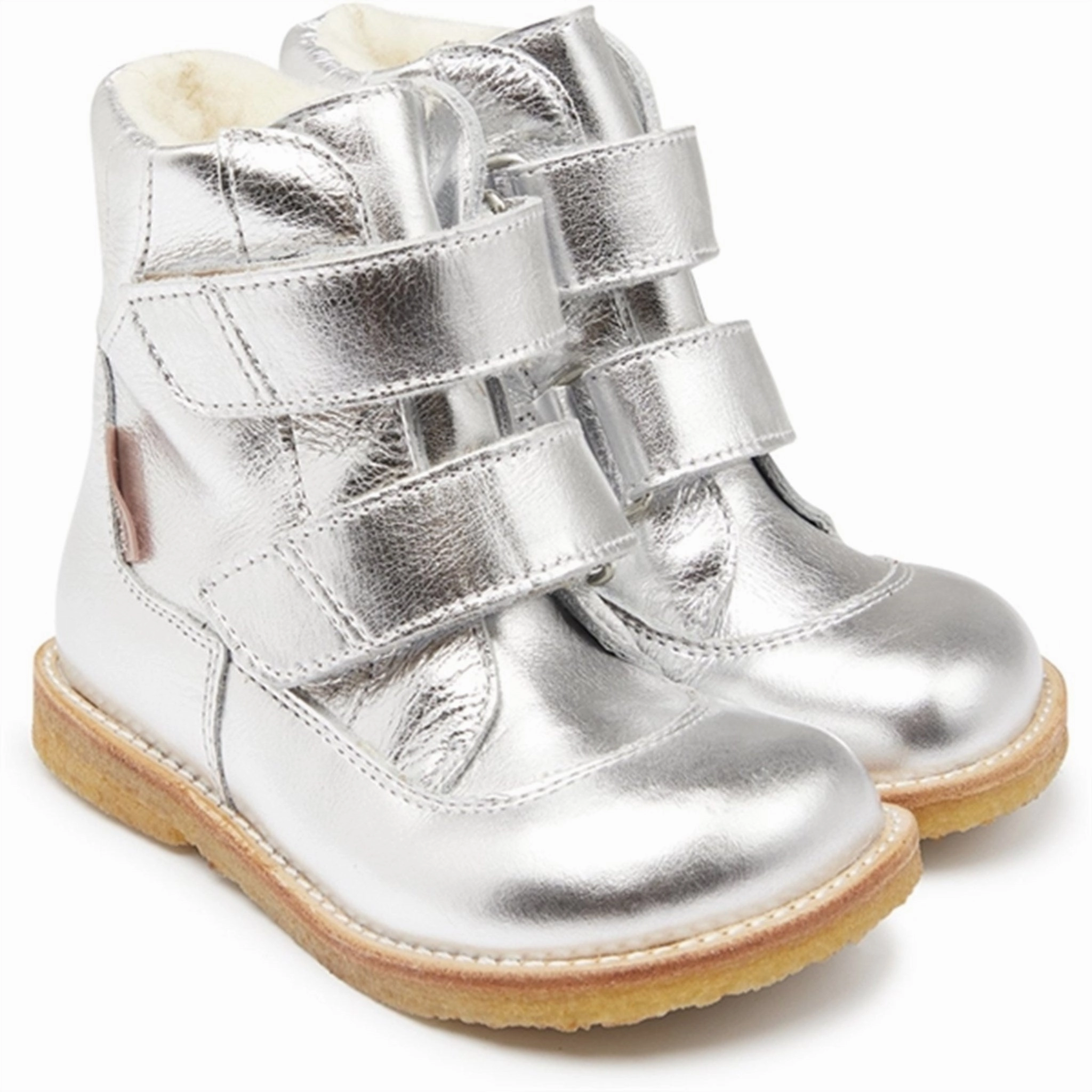 Angulus Tex-Boots With Velcro Silver Robust Build Unisex Cool