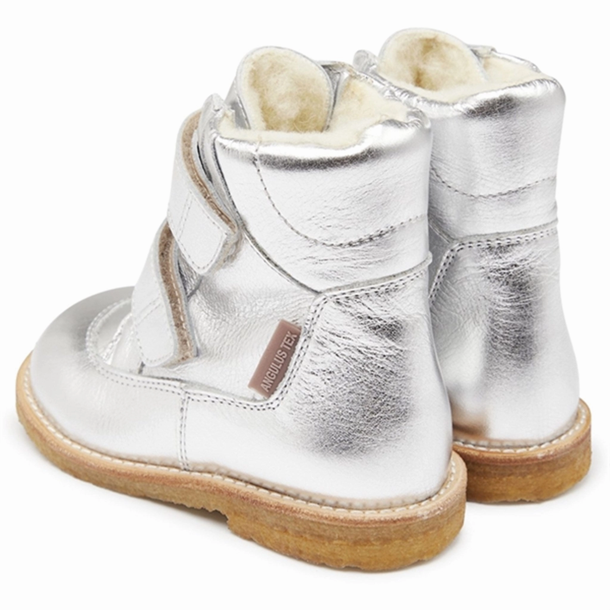 Waterproof Trail Exploration Calm Flow Angulus Tex-Boots With Velcro Silver