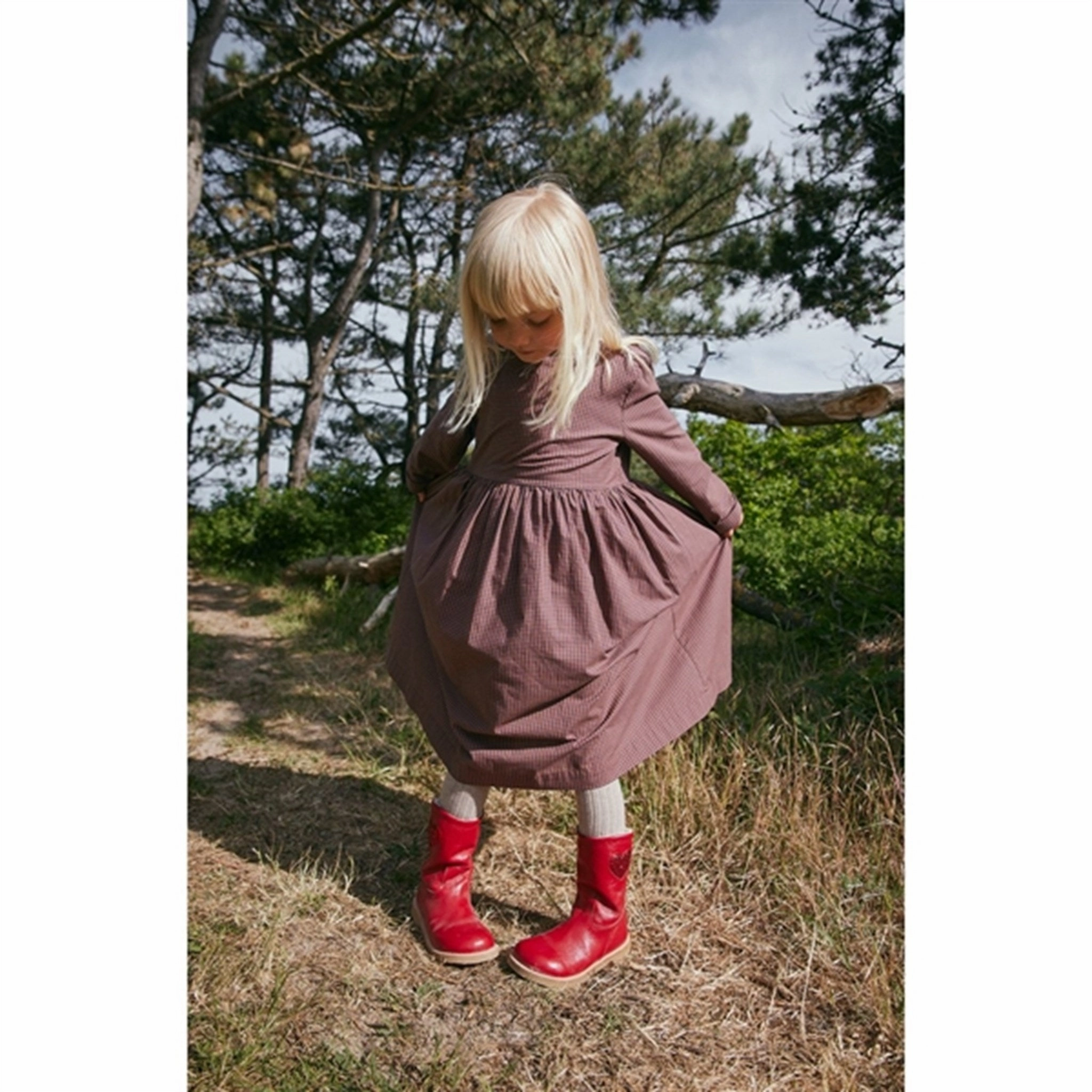 Comfort Lining Adventure Seeker Angulus Tex-Boots With Zipper Red/Red Glitter