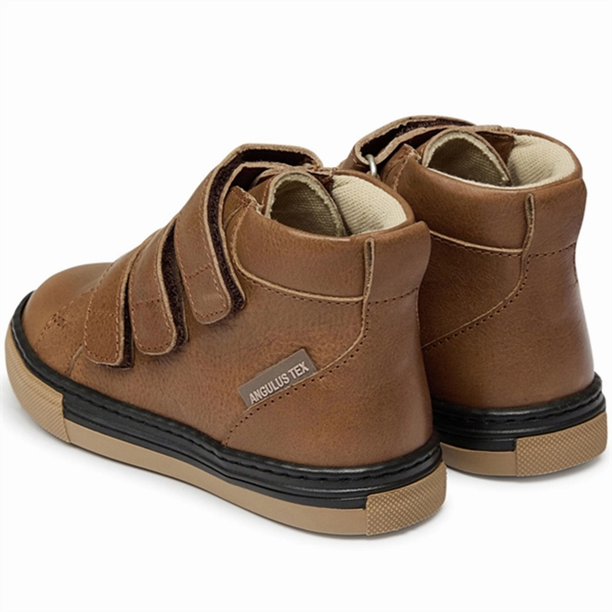 Angulus Tex Sneaker w Velcro Nougat Cozy Lined