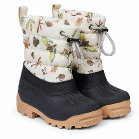 Wedge Heel Angulus Thermo Winter Boots Winter Garden Print