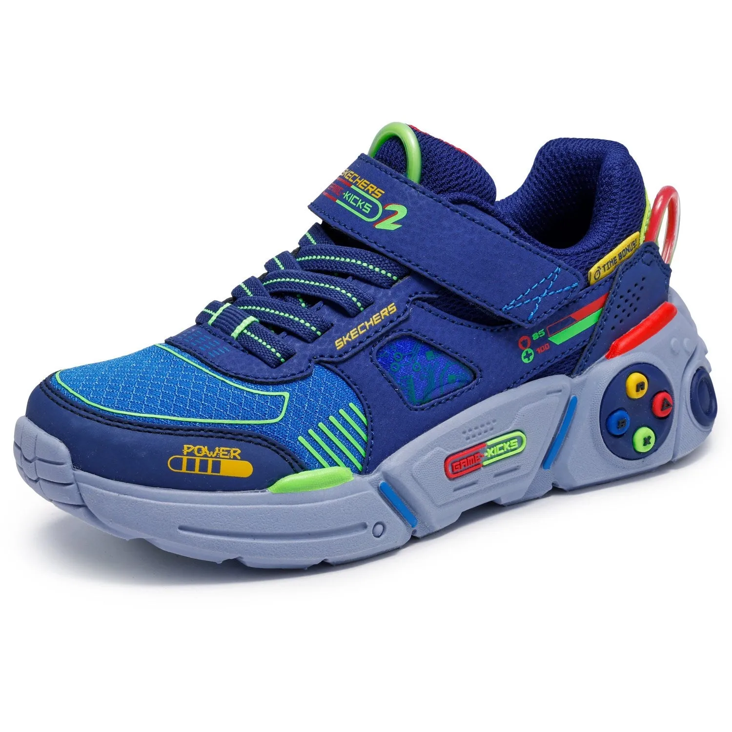 Skechers Navy Gametronix 2.0 Dynamic look