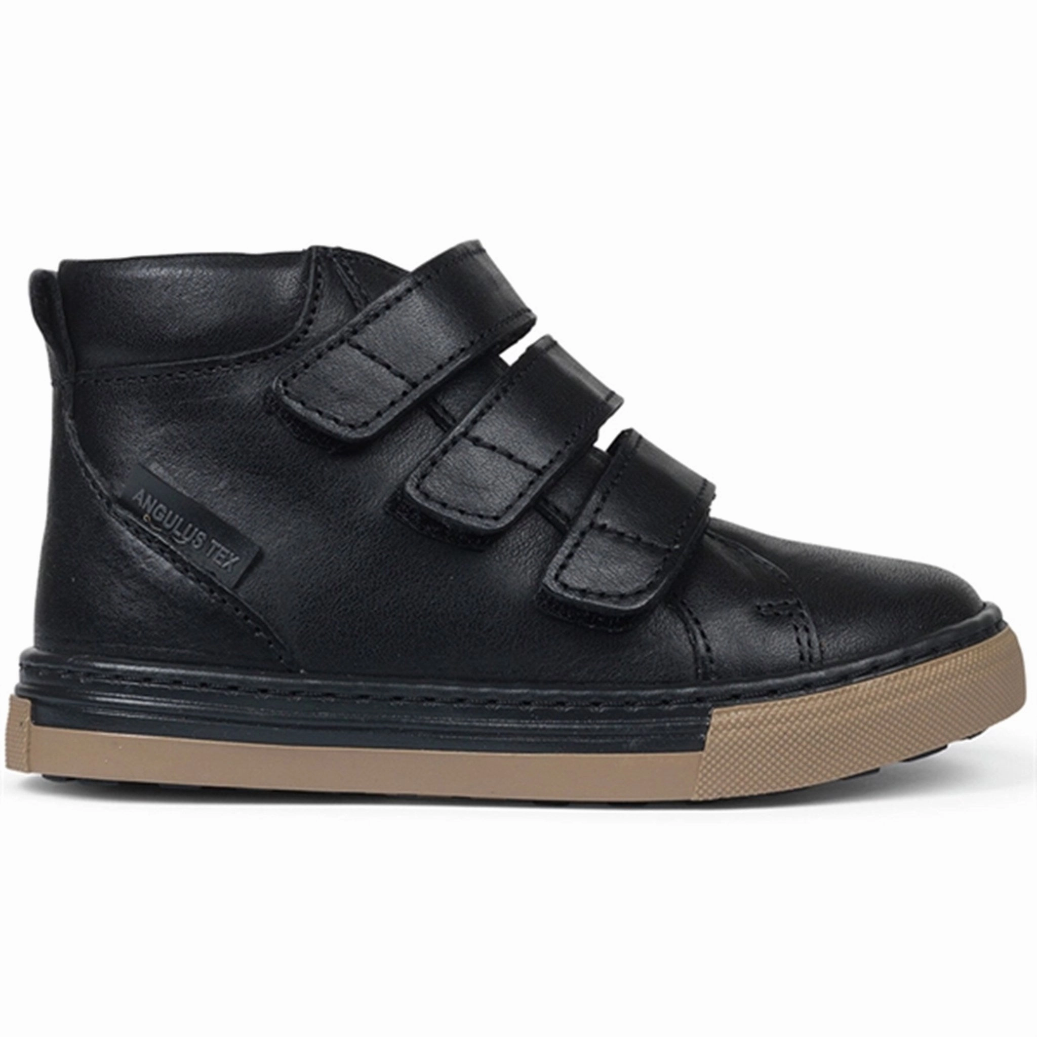 Angulus Tex Boots w Velcro Black Chain Touch