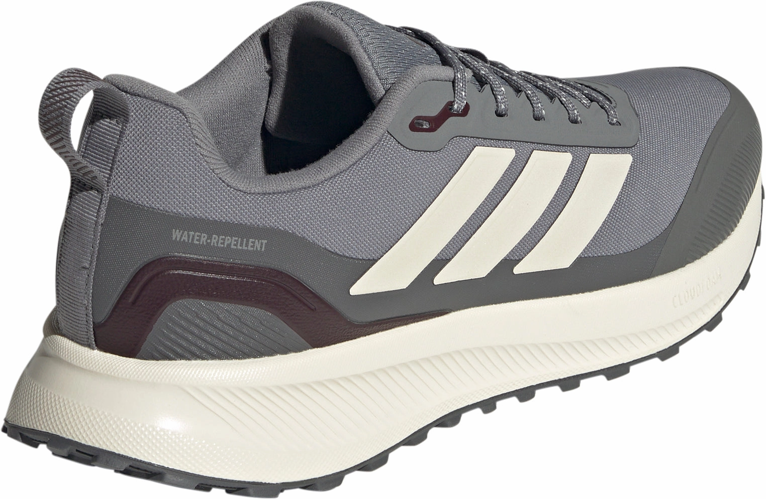 adidas RunFalcon 5 TR Mens Running Shoes - Grey Friction Reduced Insole Perimeter Bracing