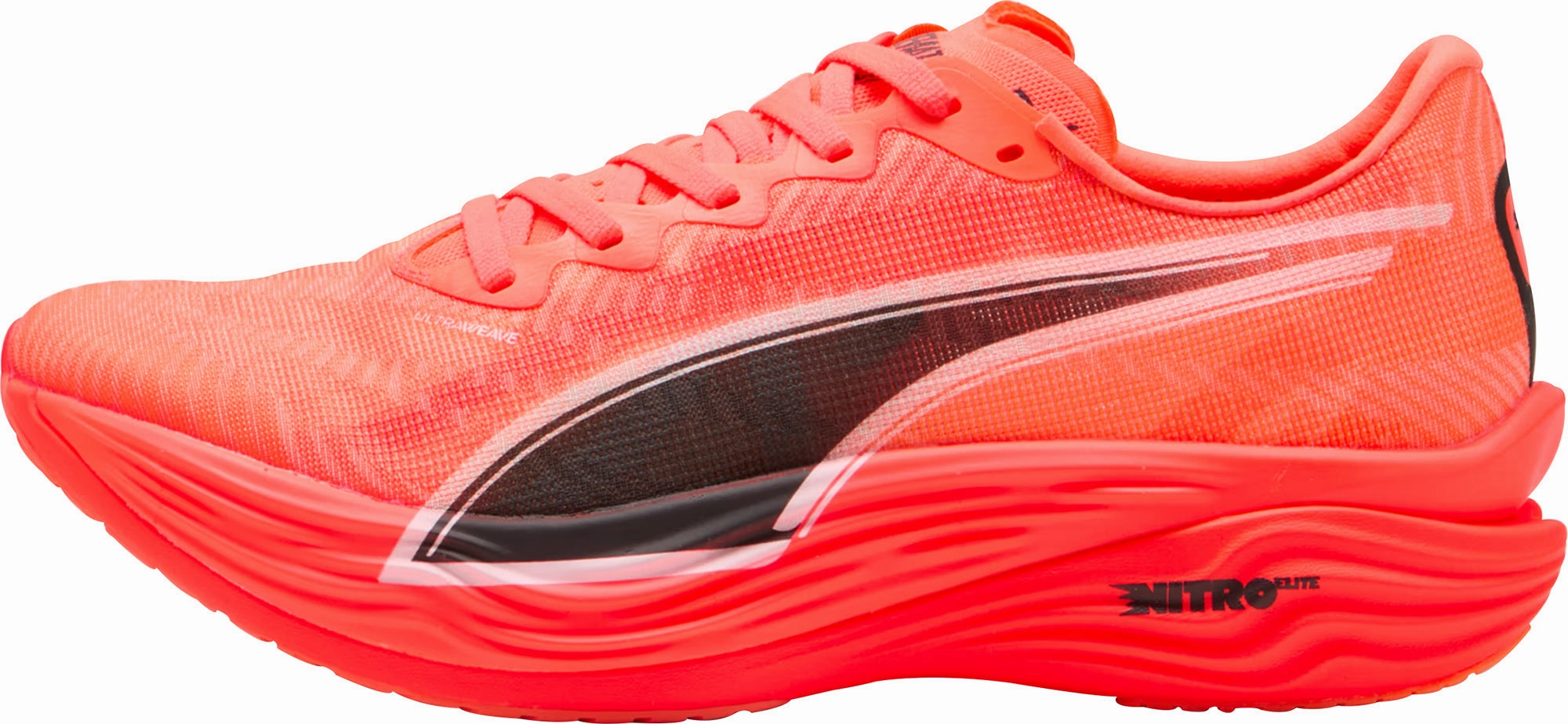 Traction Control Outsoles Flex Zones Puma Deviate Nitro Elite 3 Mens Running Shoe - Red