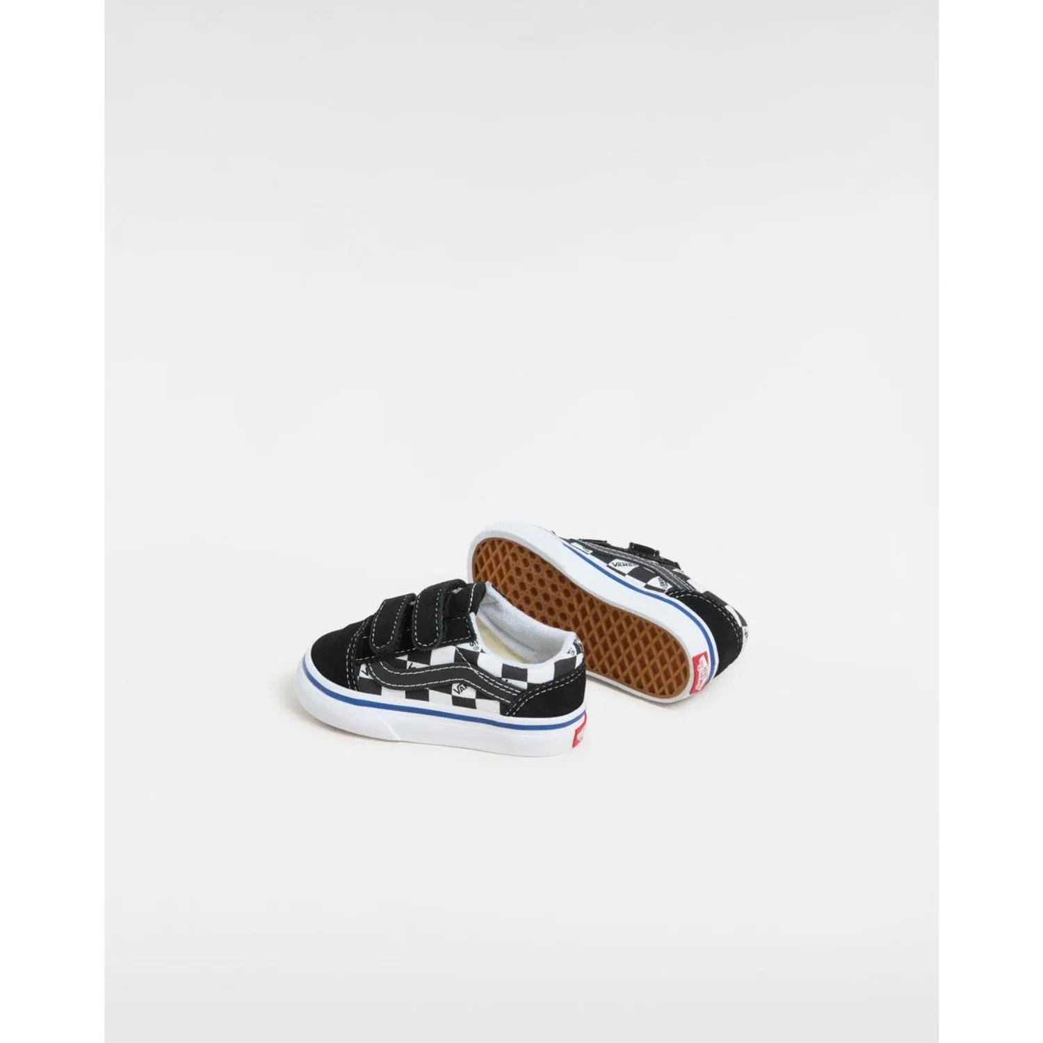 VANS Check/White Old Skool V Logo Style Routine