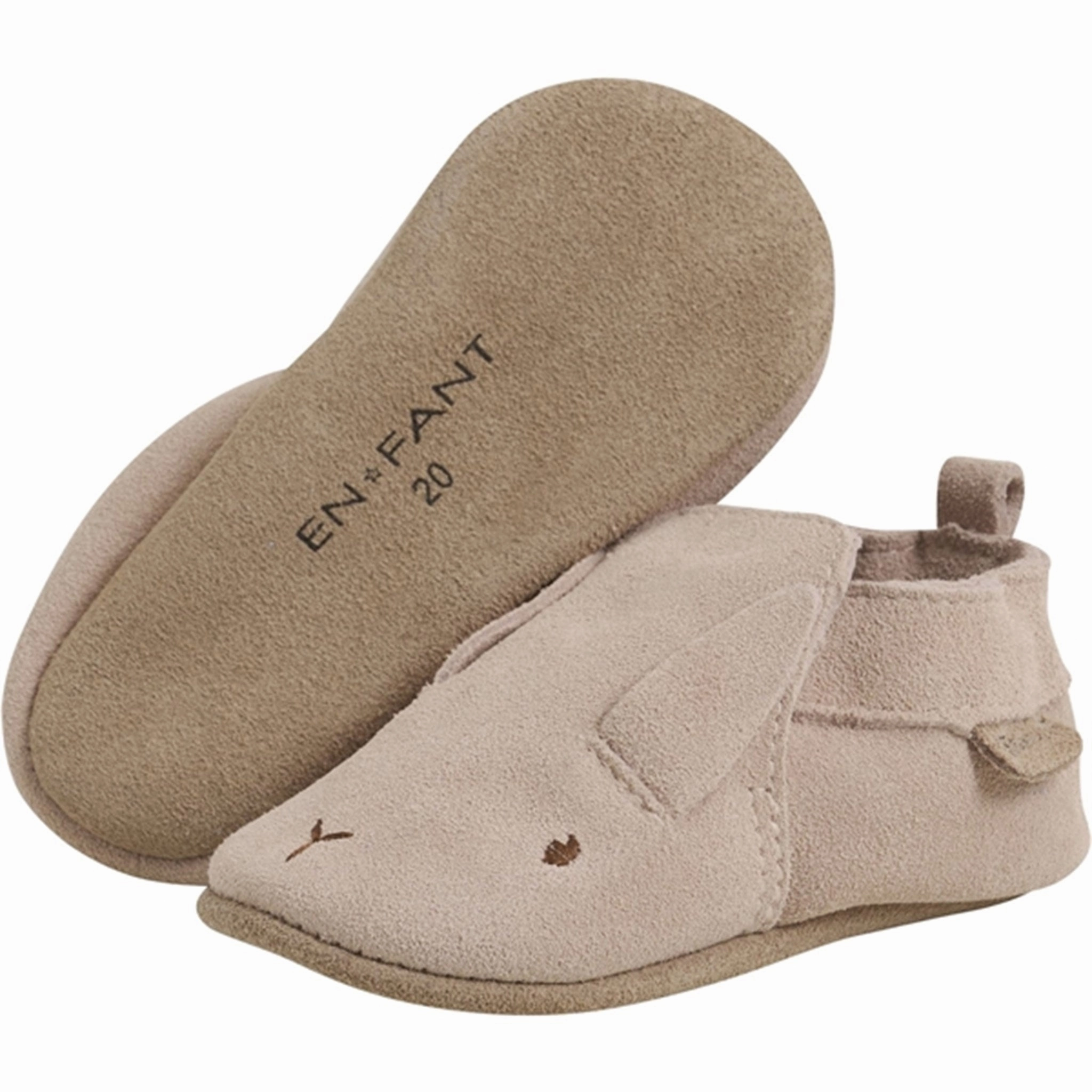 Excellent Performance En Fant Slippers Suede Peach Whip