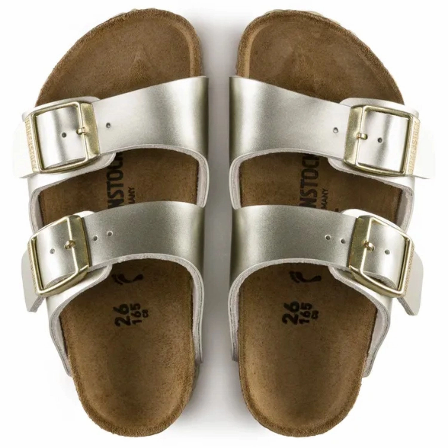 Cool Comfort Practical Features Birkenstock Arizona Kids BF Electric Metallic Gold