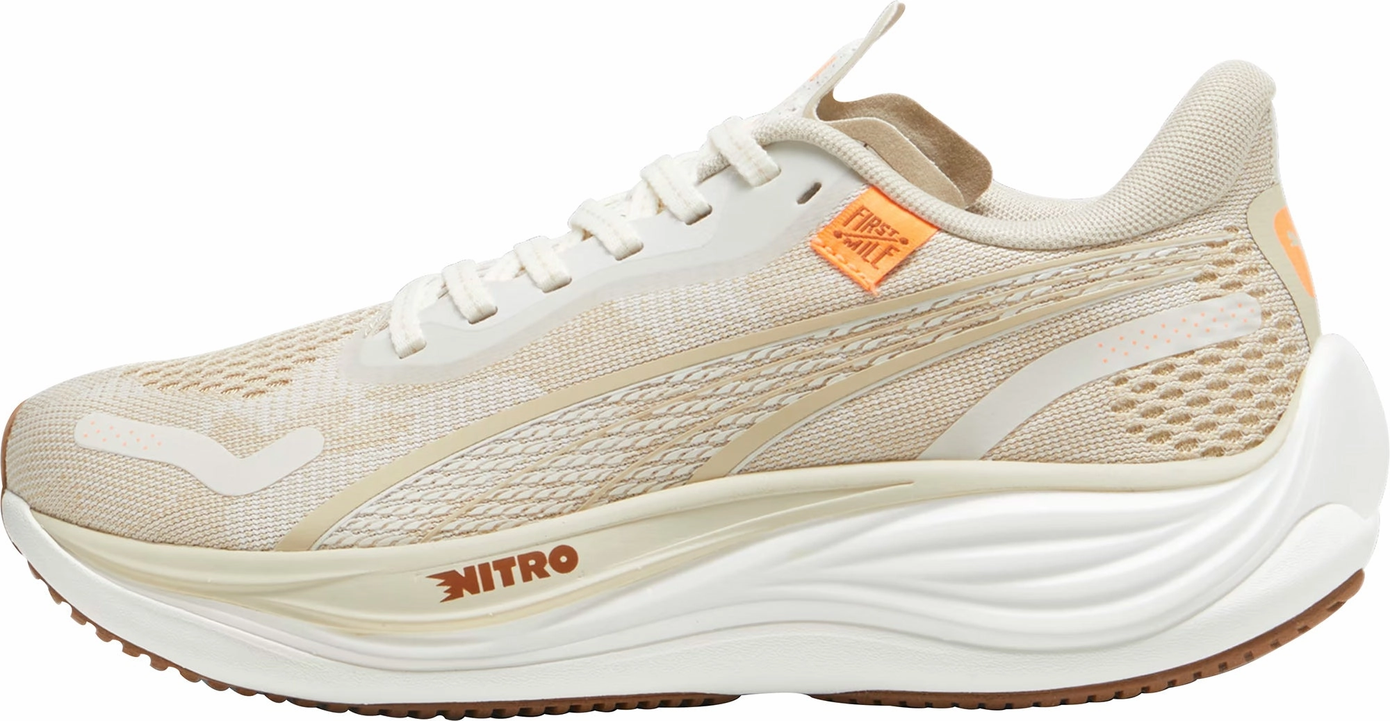Cutting - edge Puma Velocity Nitro 3 Womens Running Shoes - Cream
