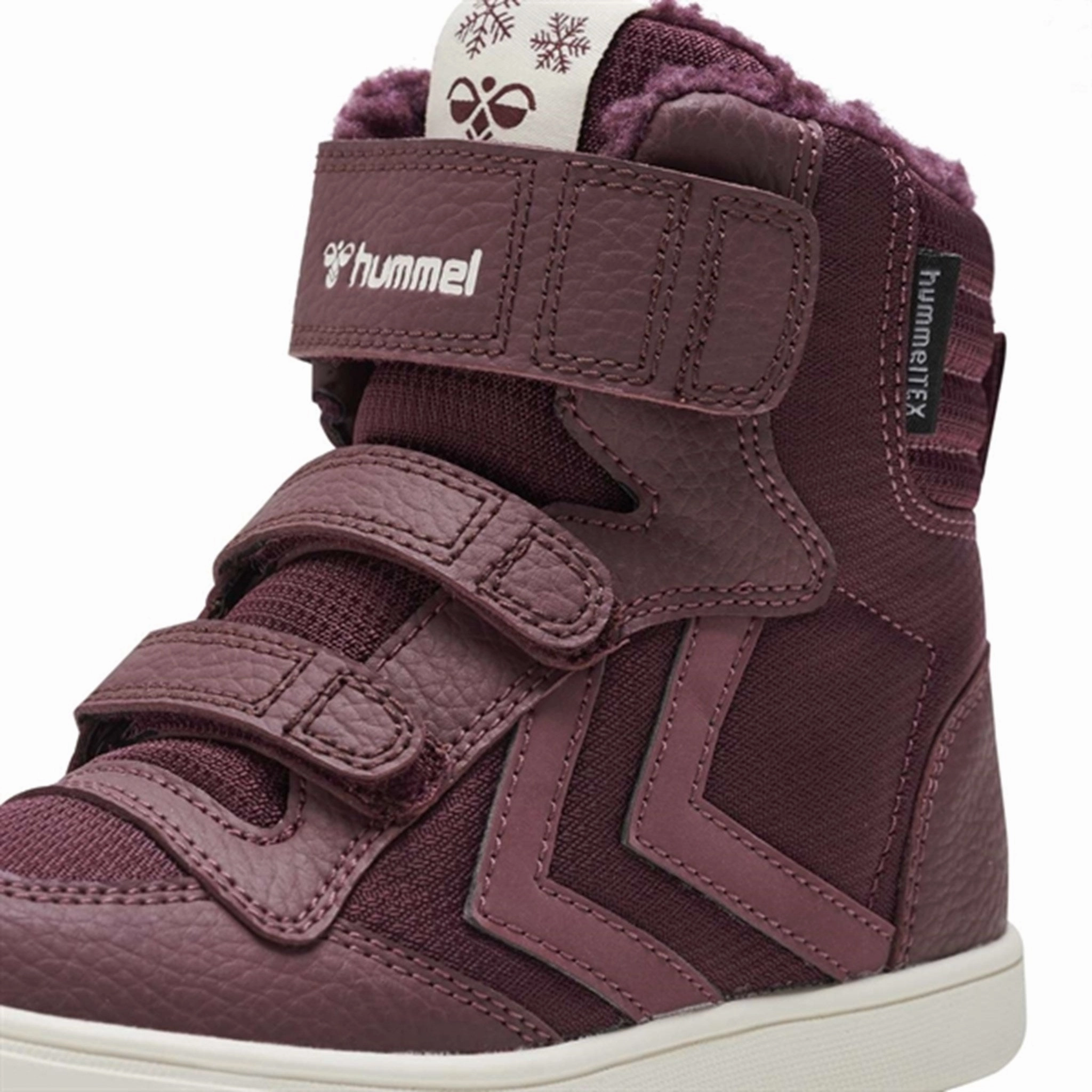 Hummel Stadil Super Poly Boot Recycled Tex JR Windsor Wine Boots Hydraulic Impact Resistance