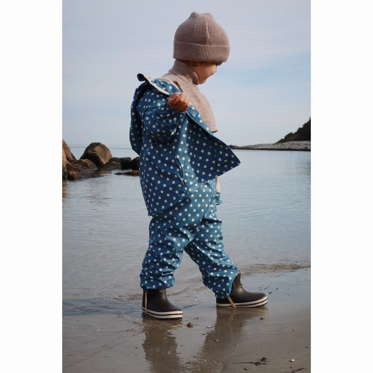 Konges Sl?jd Chocolate Brown Roi Rain Boot Low Footbed