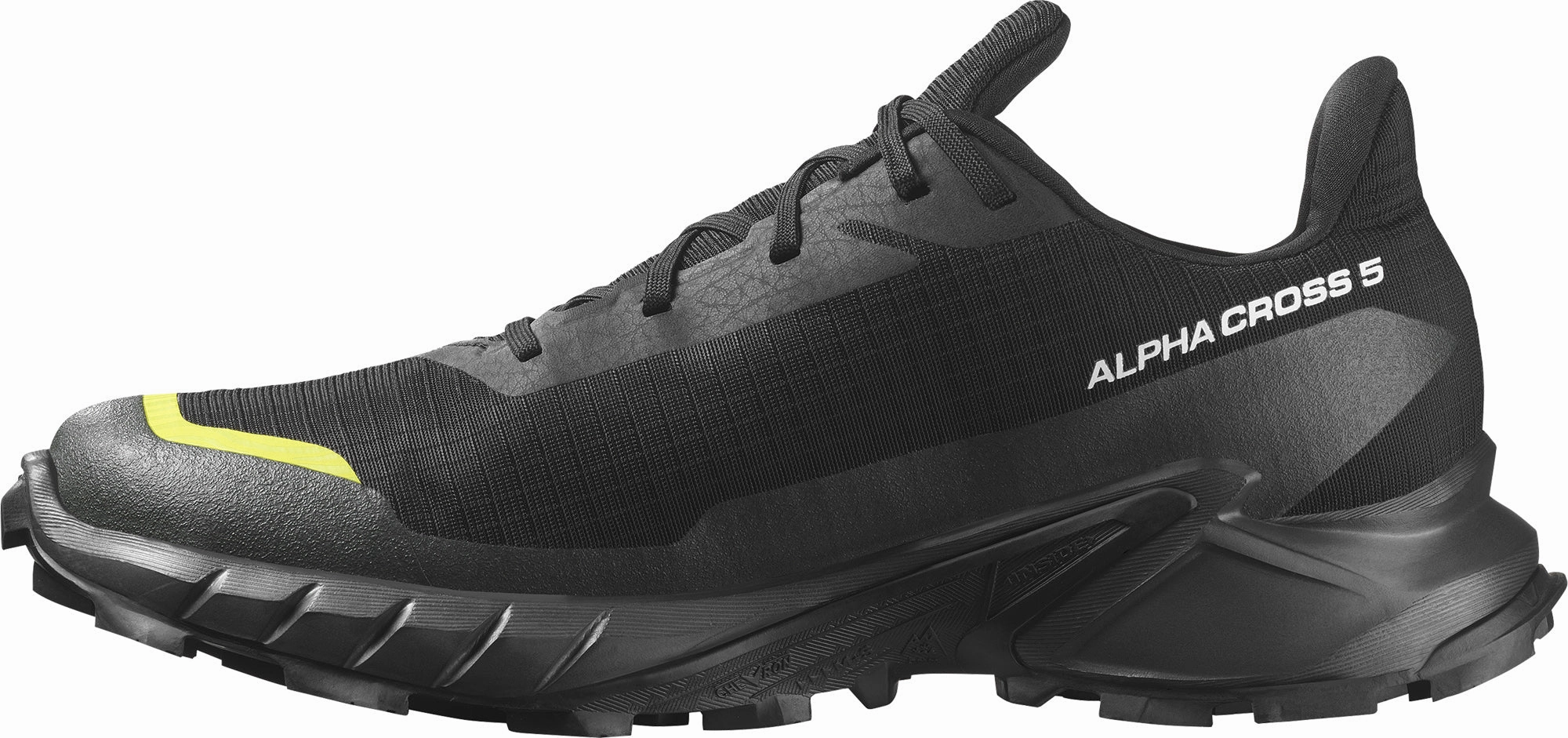 psychologically - satisfying Salomon Alphacross 5 GORE-TEX Mens Trail Running Shoes - Black