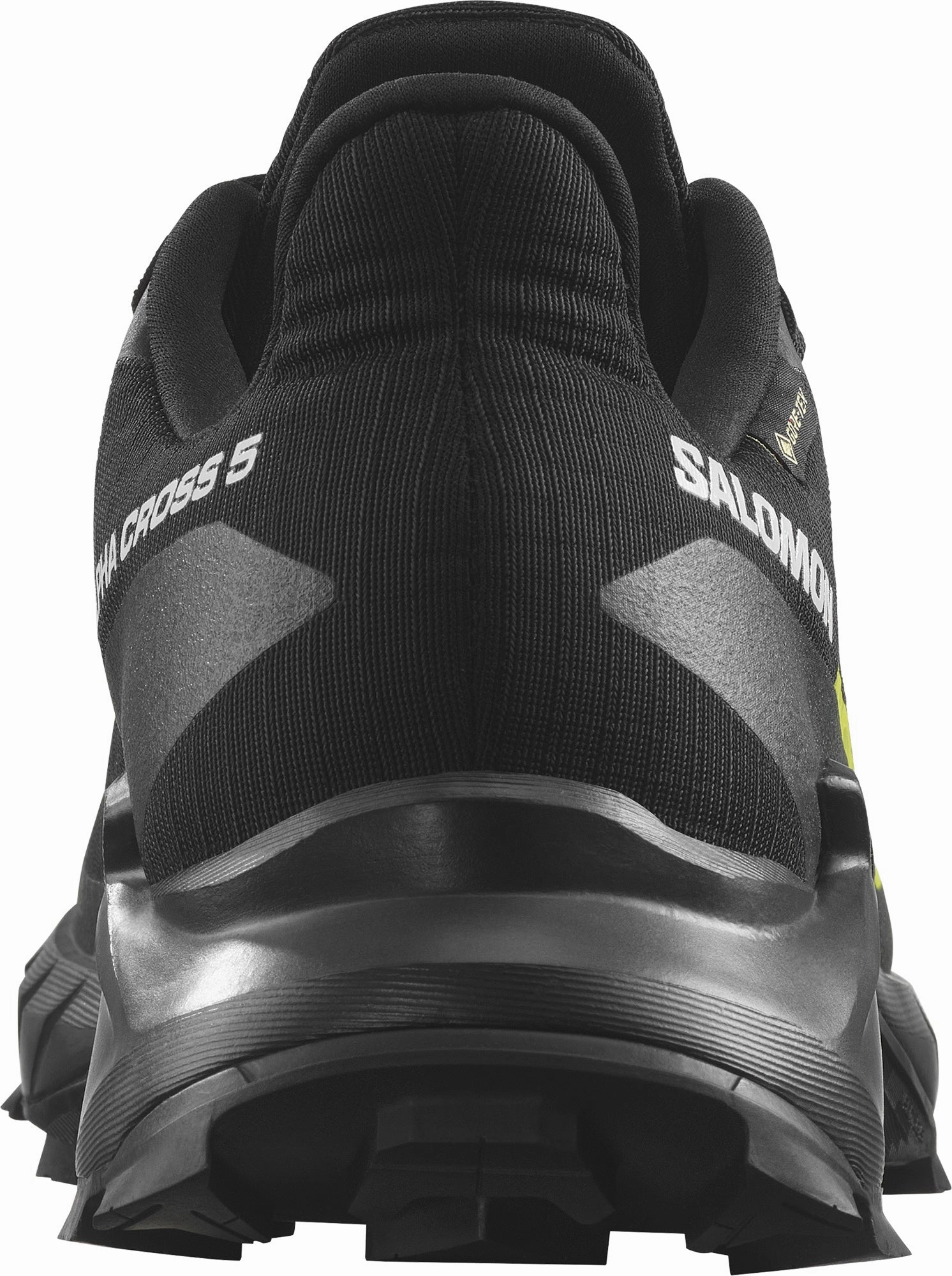 Salomon Alphacross 5 GORE-TEX Mens Trail Running Shoes - Black Rebound Foam