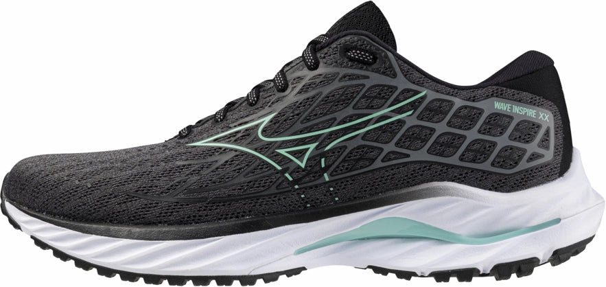 safe shoes Mizuno Wave Inspire 20 Womens Running Shoes - Grey