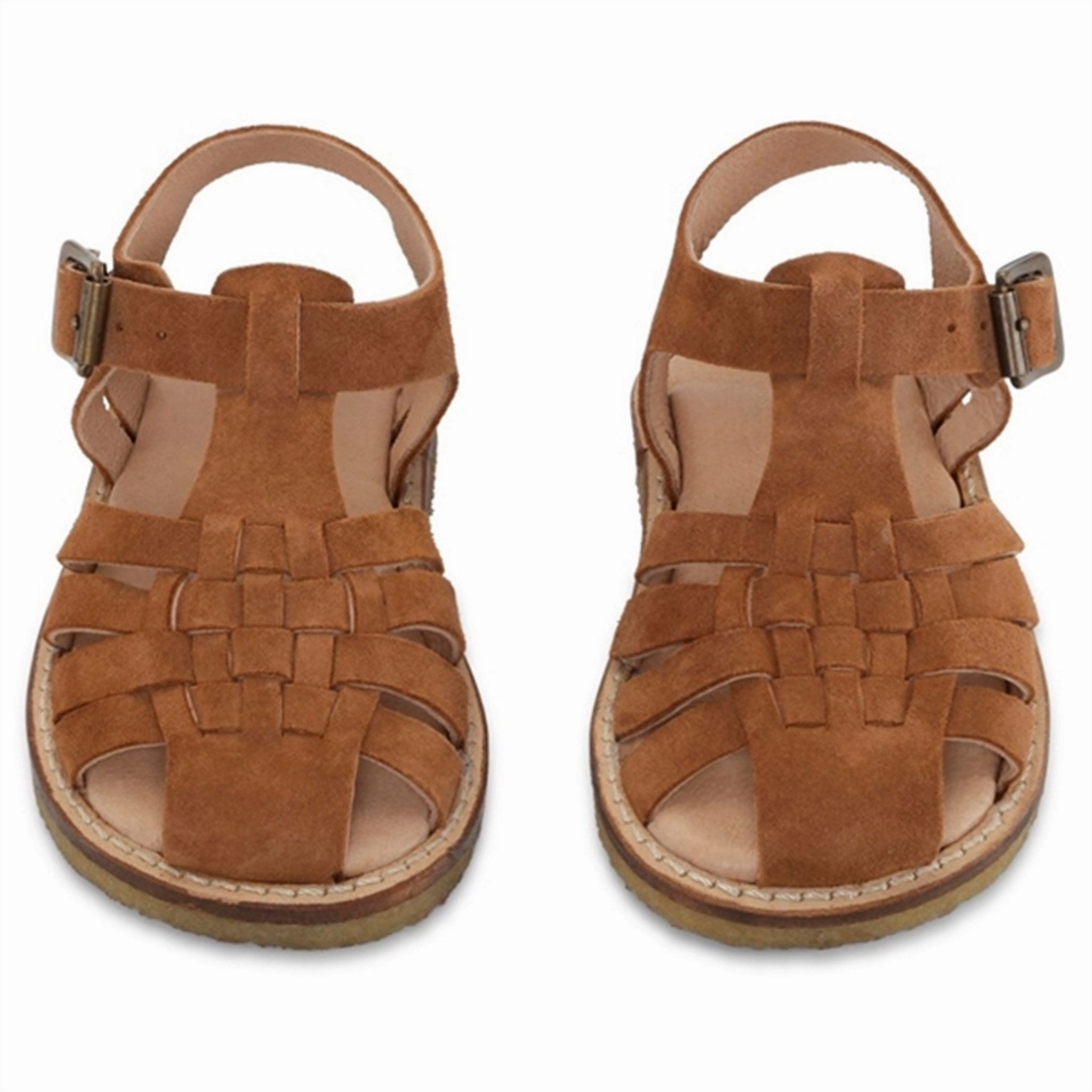 Flexible Groove Technology Relaxed Look Konges Sl?jd Minou Sandals Ruskind Cognac