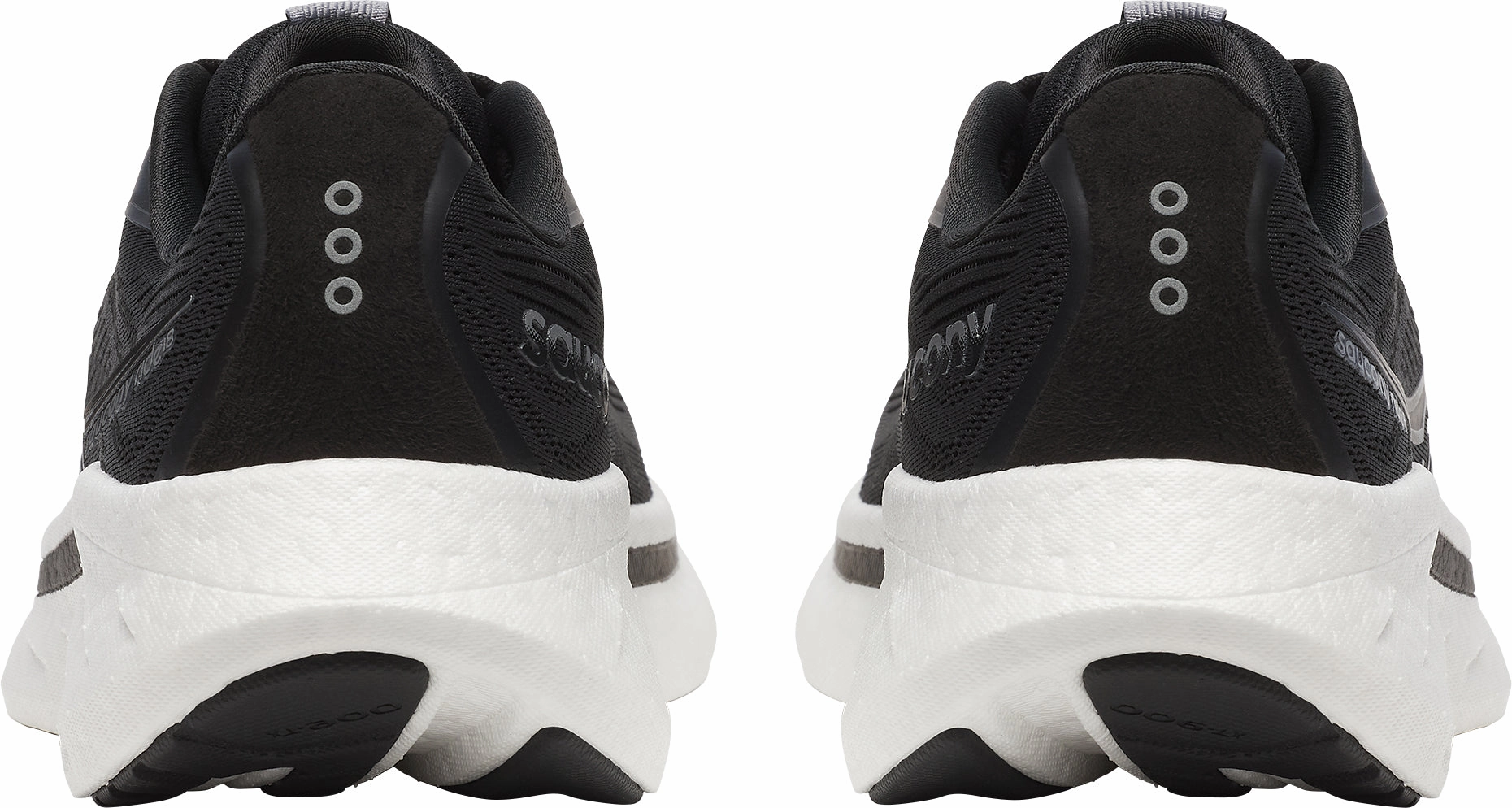 countryside running shoes Saucony Ride 18 WIDE FIT Womens Running Shoes - Black