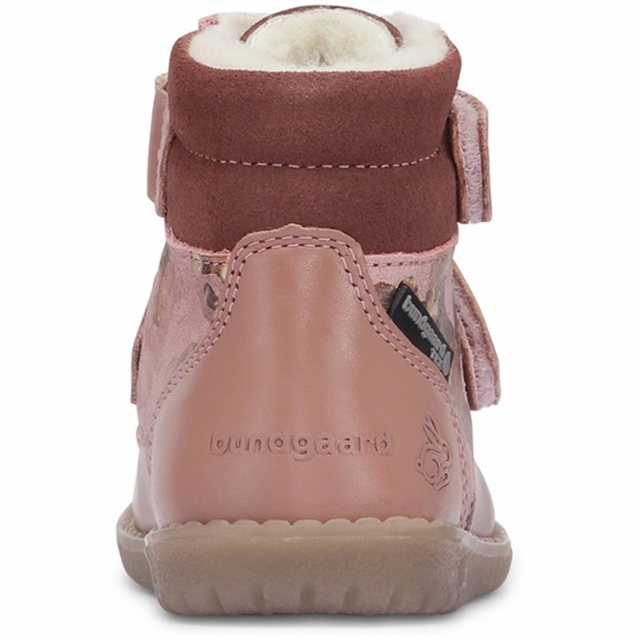 Bundgaard Rabbit Strap Tex Winter Boot Rose Mili Breathable Upper Minimal Color