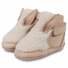 Non toxic Elastic Band Donsje Baby Richy Lining Bunny Off White Curly