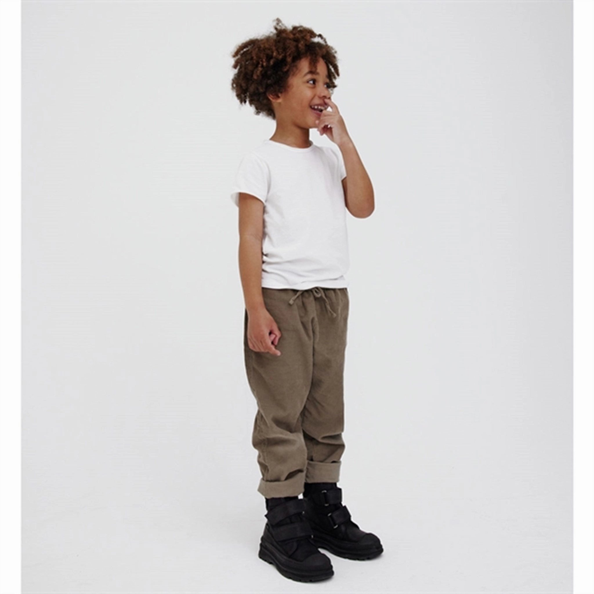 Skin Hug Angulus Tex-Boots w Velcro And Wool Lining Black