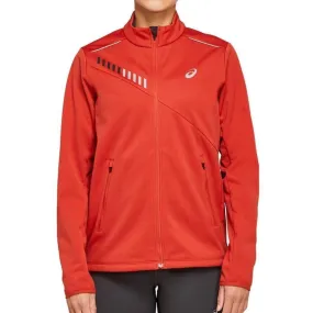 Asics Lite-Show Winter Womens Running Jacket - Orange Cool Weather writers