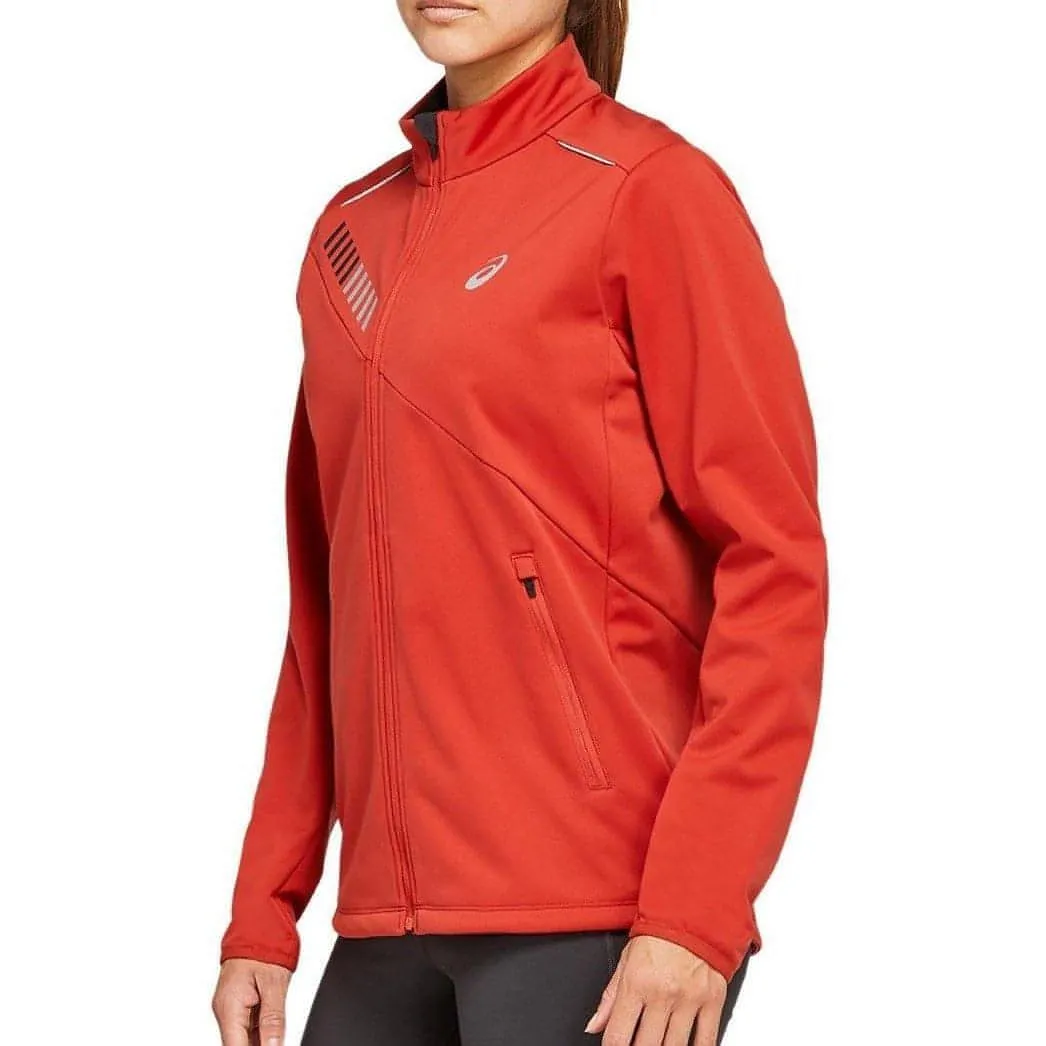 Meditation Class Asics Lite-Show Winter Womens Running Jacket - Orange