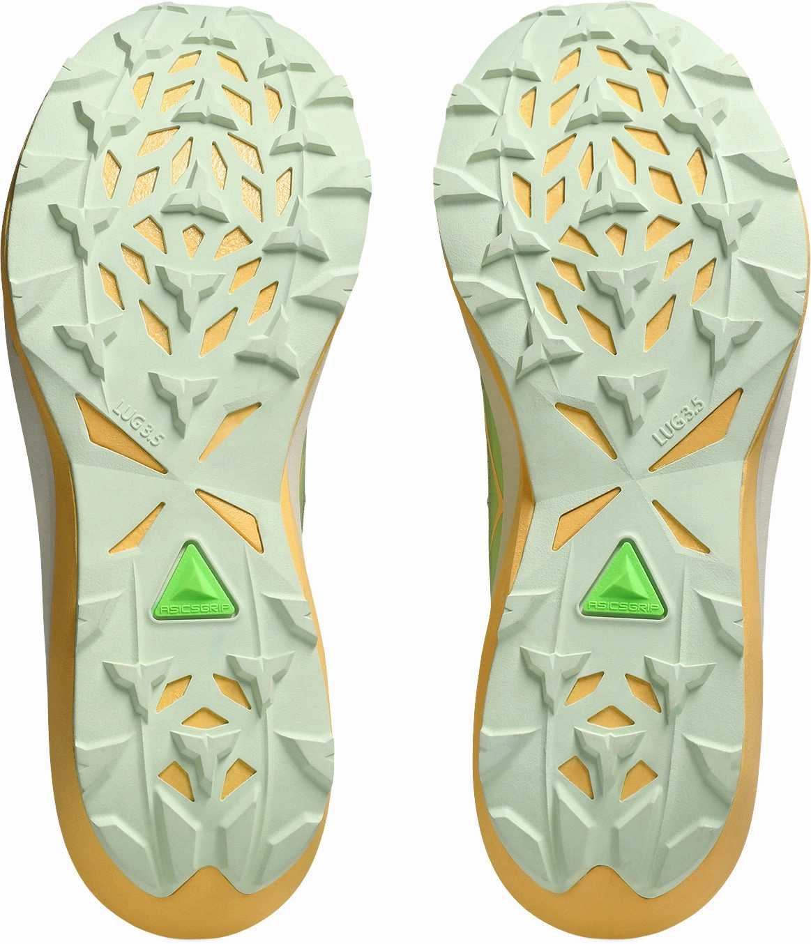 Moisture wicking Training Use Asics Fuji Speed 4 Mens Trail Running Shoes - Green