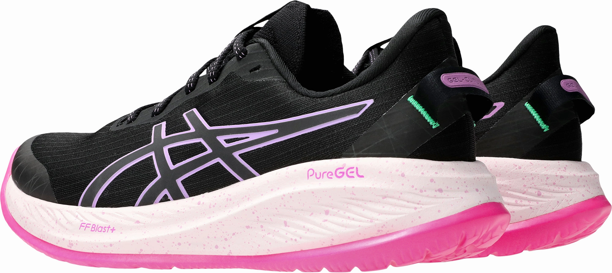 running for energy boost Asics Gel Cumulus 26 Lite-Show Womens Running Shoes - Black