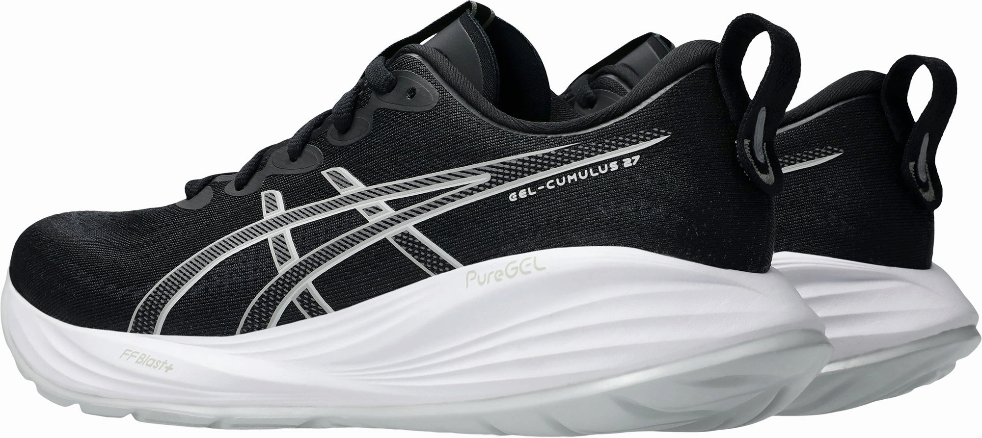 Bounce Back Technology reinforced - structure - robustness shoes Asics Gel Cumulus 27 Womens Running Shoes - Black