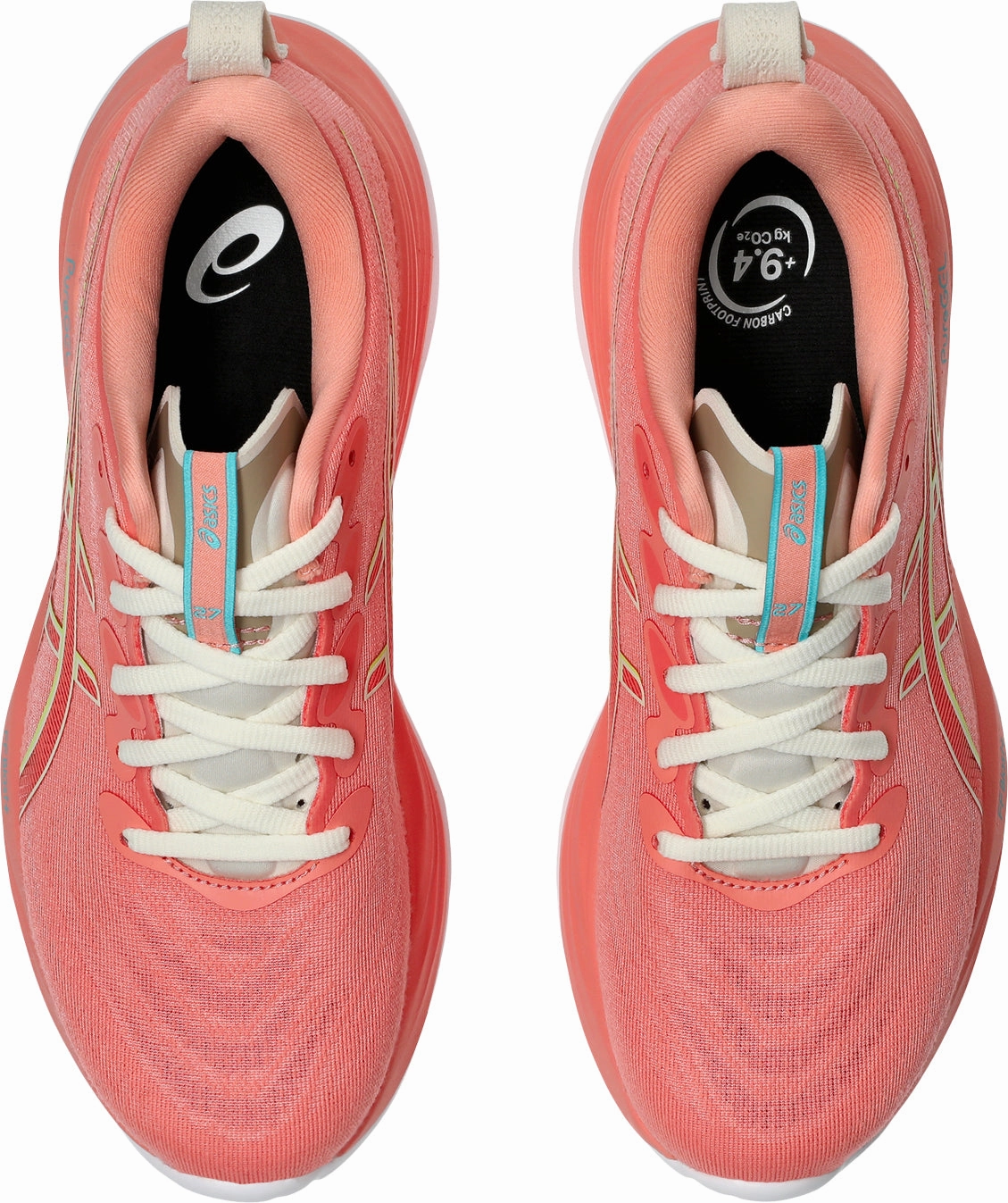 New Balance 574 Asics Gel Cumulus 27 Womens Running Shoes - Pink