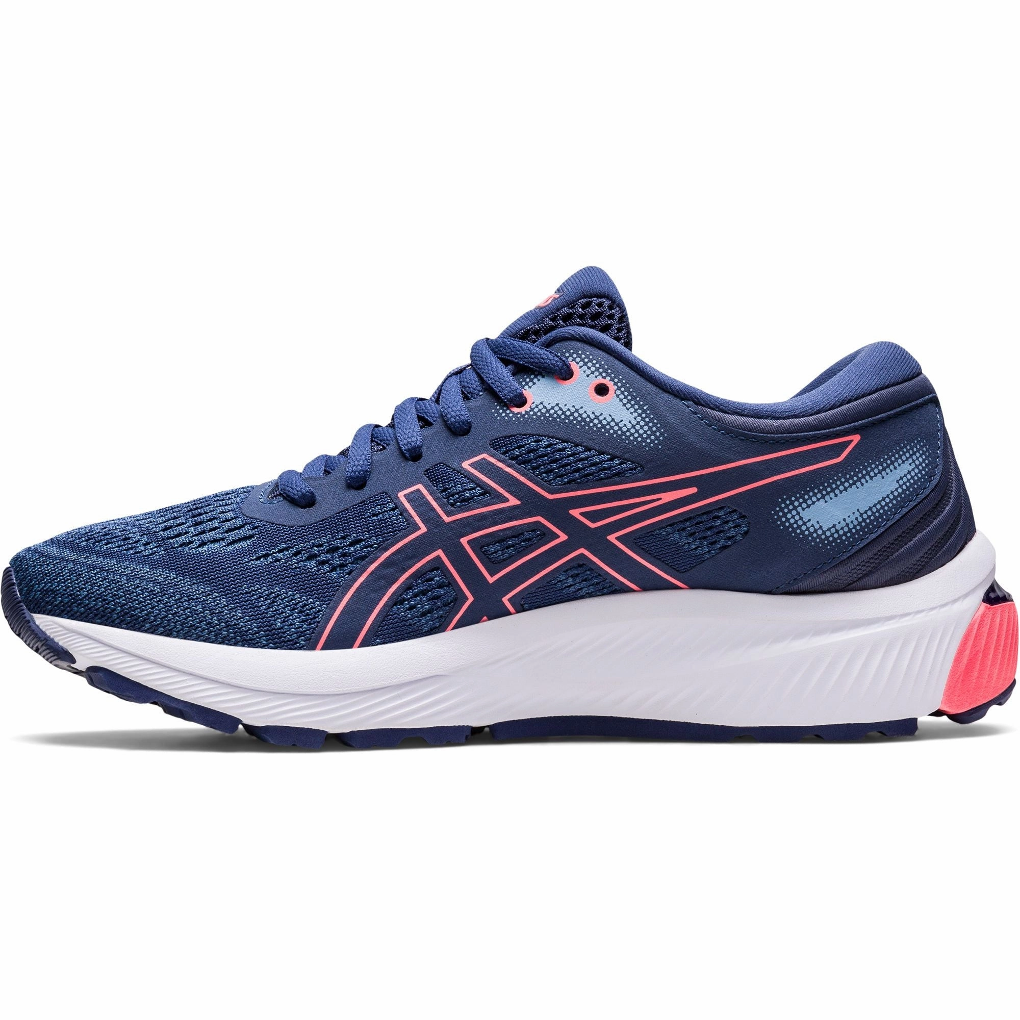 Asics Gel Glorify 5 Womens Running Shoes - Blue Tear Resistant Upper
