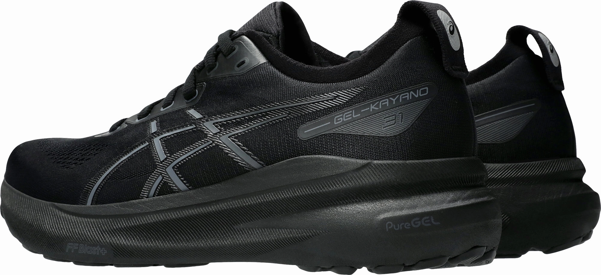 half - marathons Asics Gel Kayano 31 Mens Running Shoes - Black