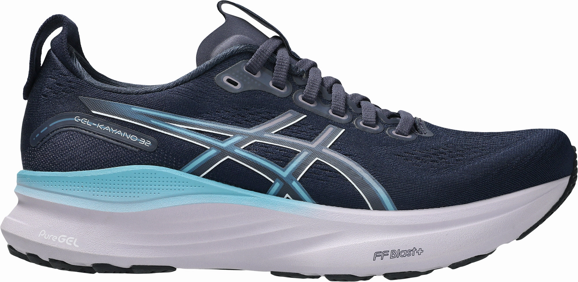 Anti Friction Heel Tab honeycomb - cushion shoes Asics Gel Kayano 32 Womens Running Shoes - Blue