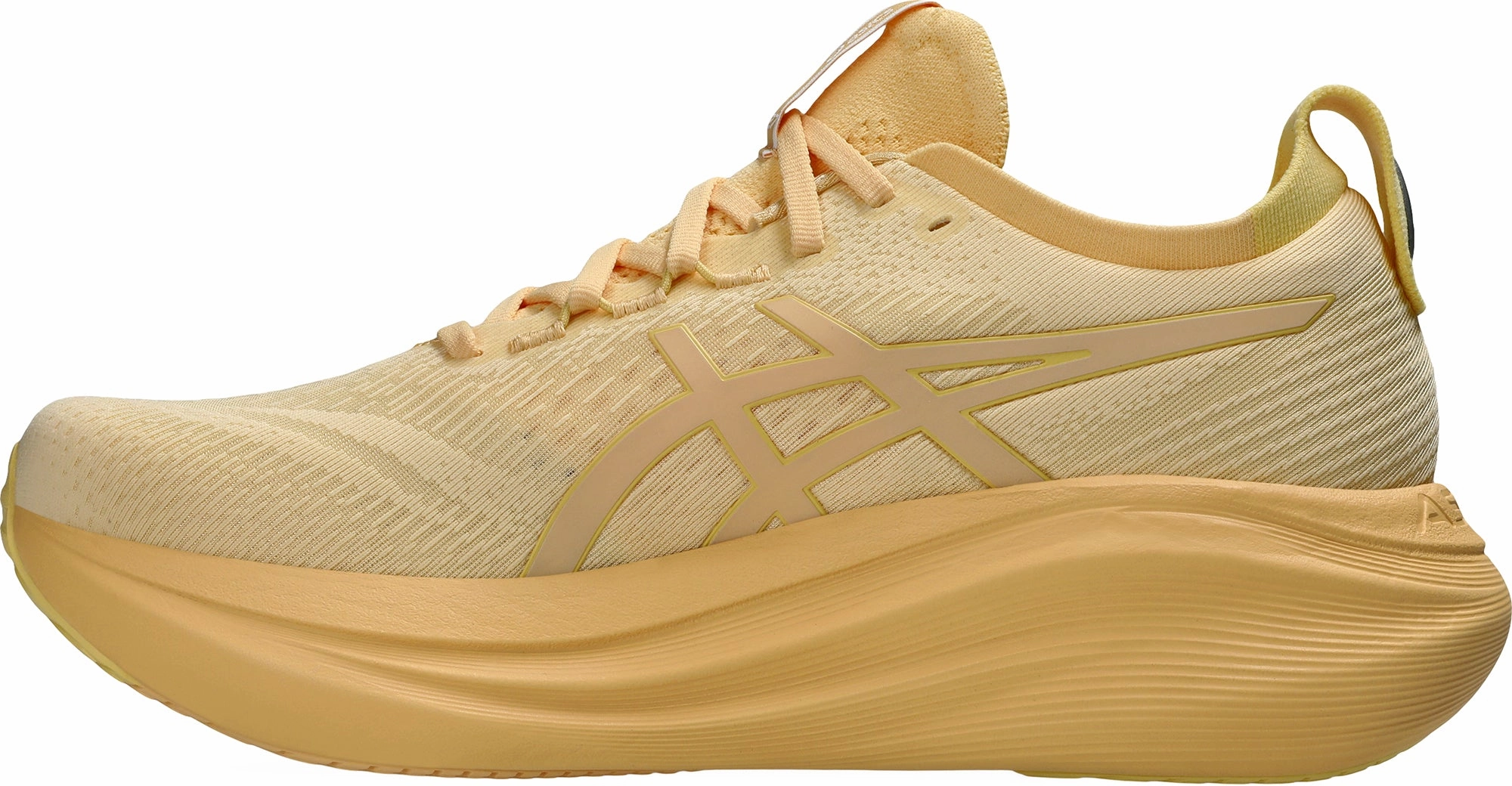 Multi Layer Compound hard - sole - feature shoes Asics Gel Nimbus 27 Lite-Show Mens Running Shoes - Orange