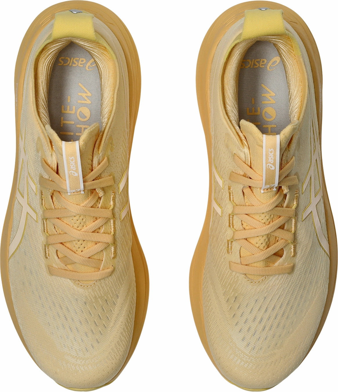 Asics Gel Nimbus 27 Lite-Show Mens Running Shoes - Orange Torque Reduction Frame 3D Molded Heel Cushion