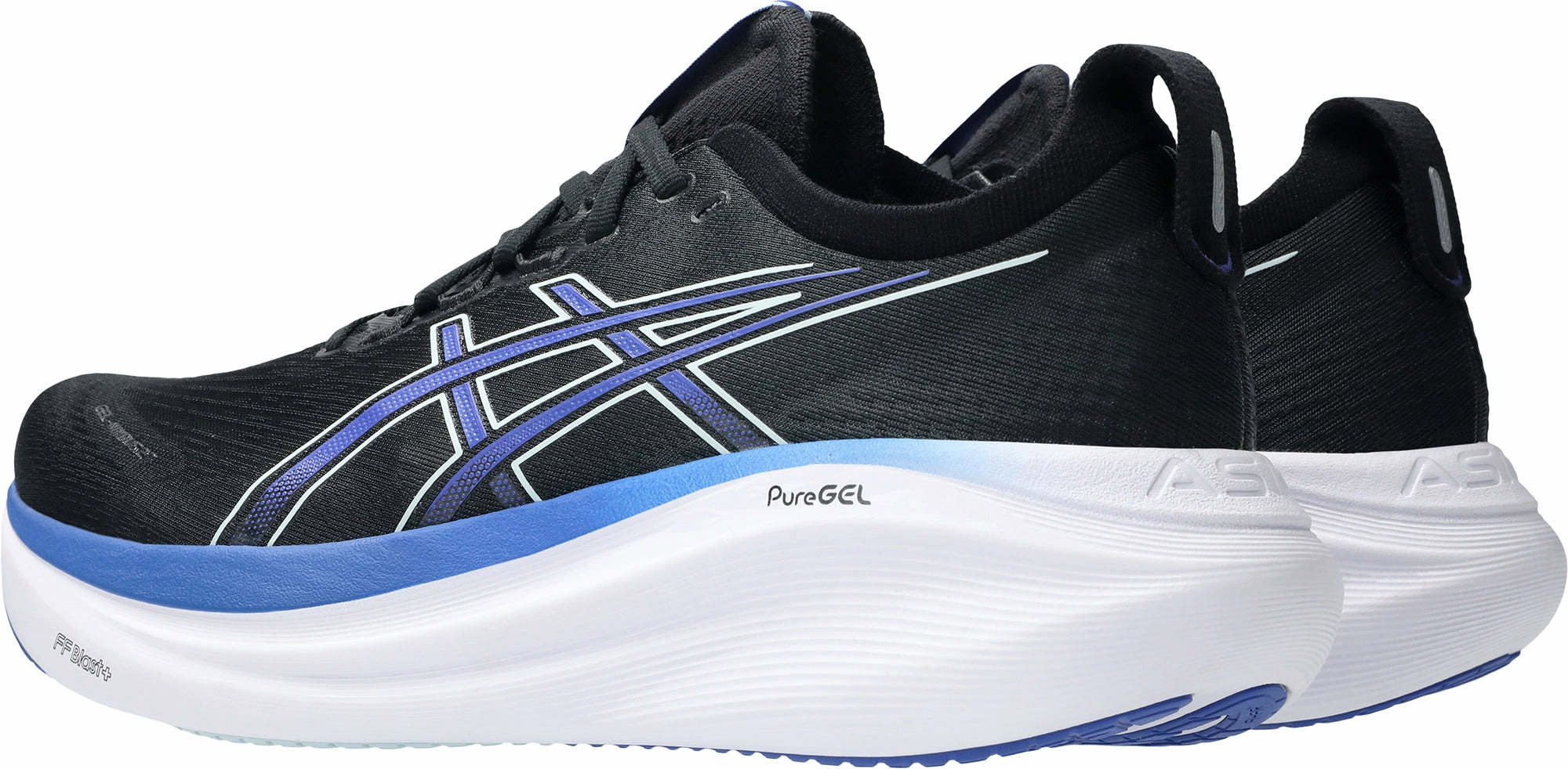 Asics Gel Nimbus 27 Mens Running Shoes - Black Easy - Maintenance